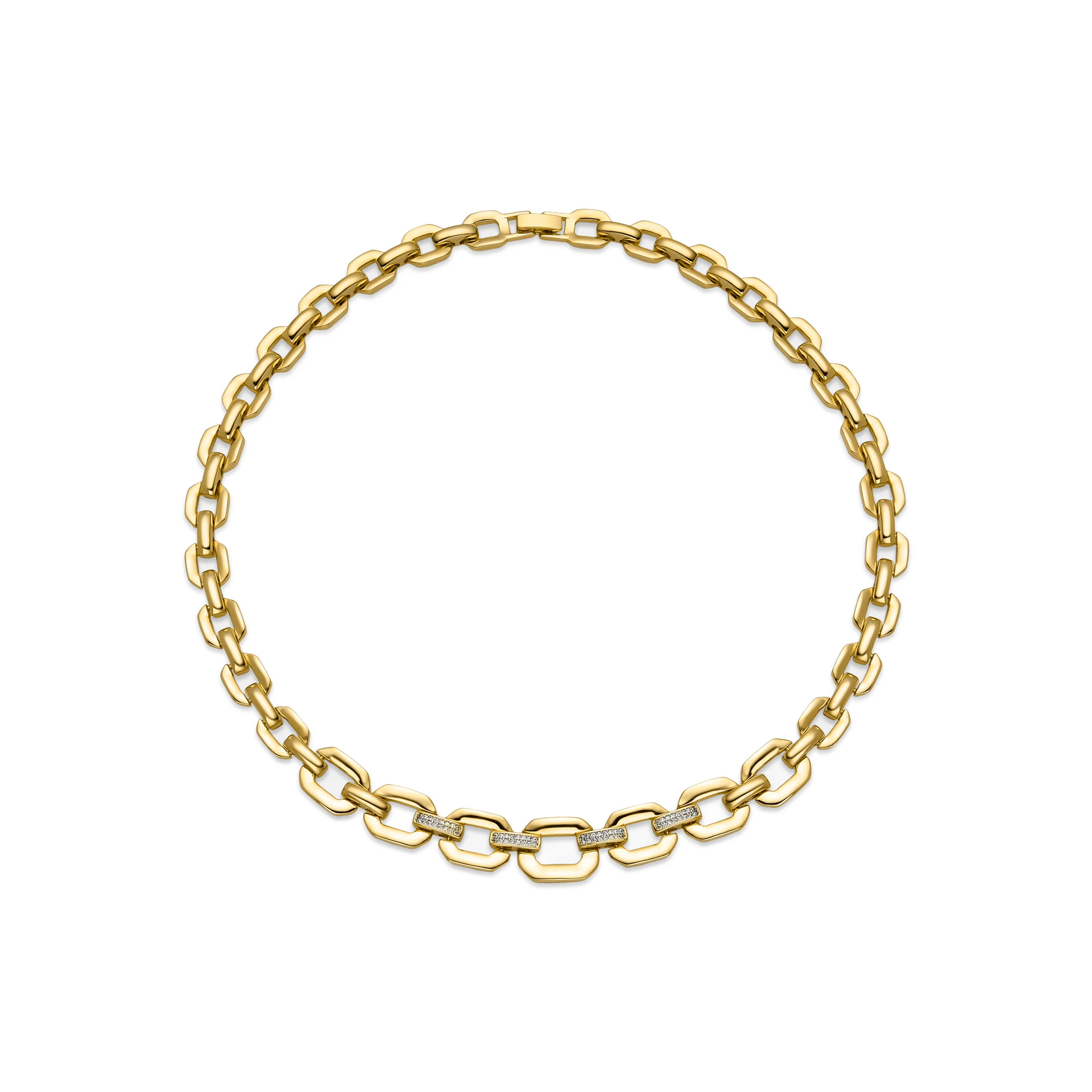 Collar con Circonita Brillante acabado oro 18k - Wigne - Image 2