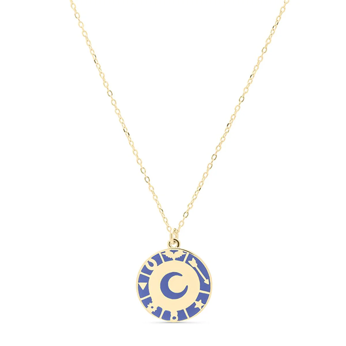 COLLAR WINEGAR PLATA - Winegar AZUL