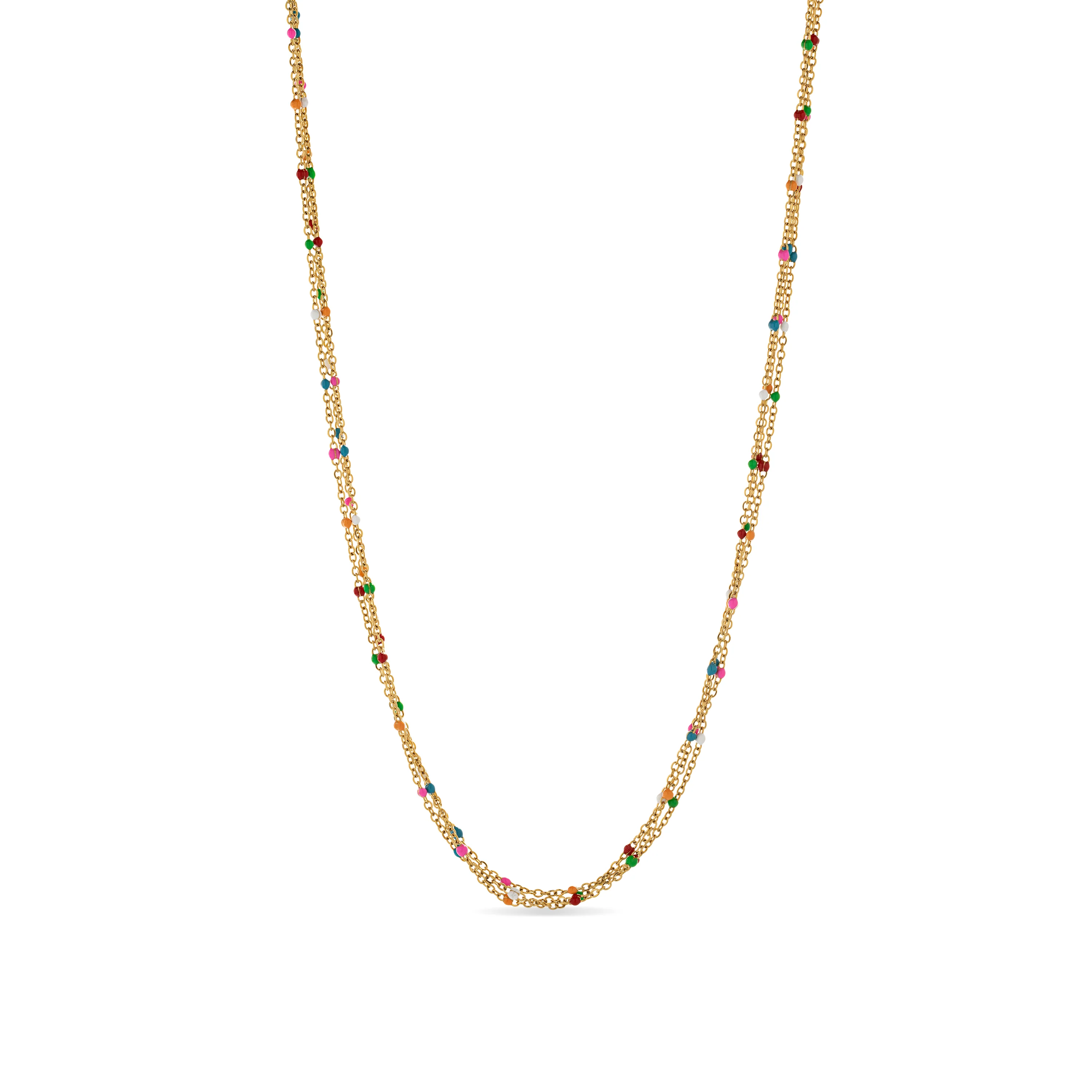 Collar acabado en oro amarillo 18K - Yao