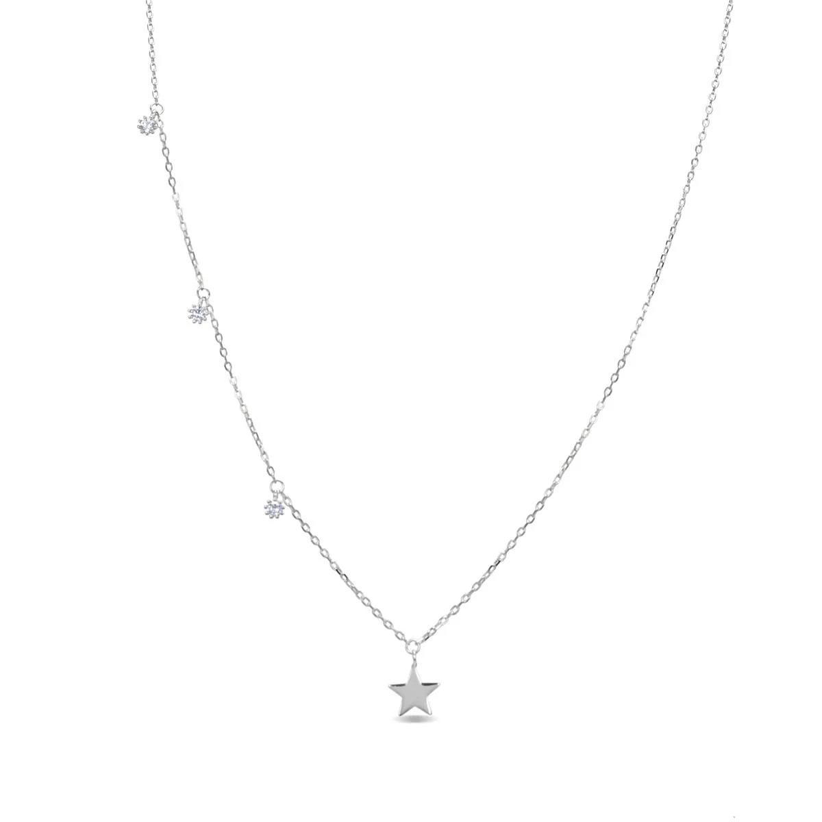 Collar Yedur Plata De Ley 925 - Yedur BLANCO