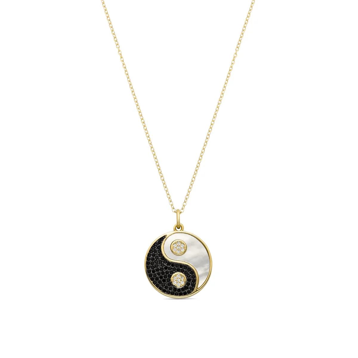 Collar Yinyang Plata de Ley 925 - Yinyang BLANCO