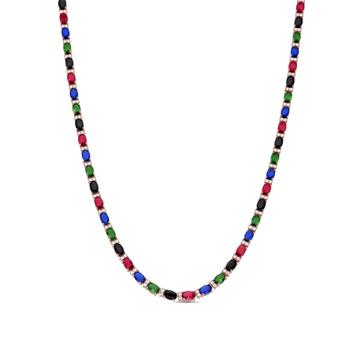 Collar Yulo Plata de Ley 925 - Yulo MULTICOLOR