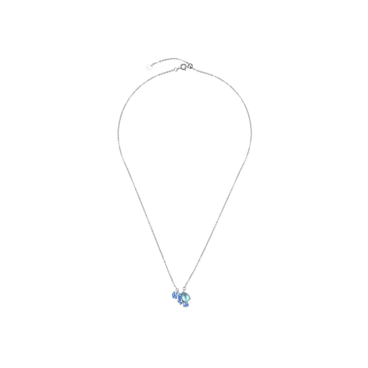 Collar Zafi Plata De Ley 925 - Zafi AZUL - Image 2