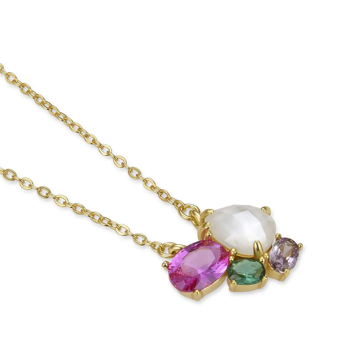 Collar Zafi Plata De Ley 925 - Zafi MULTICOLOR - Image 3