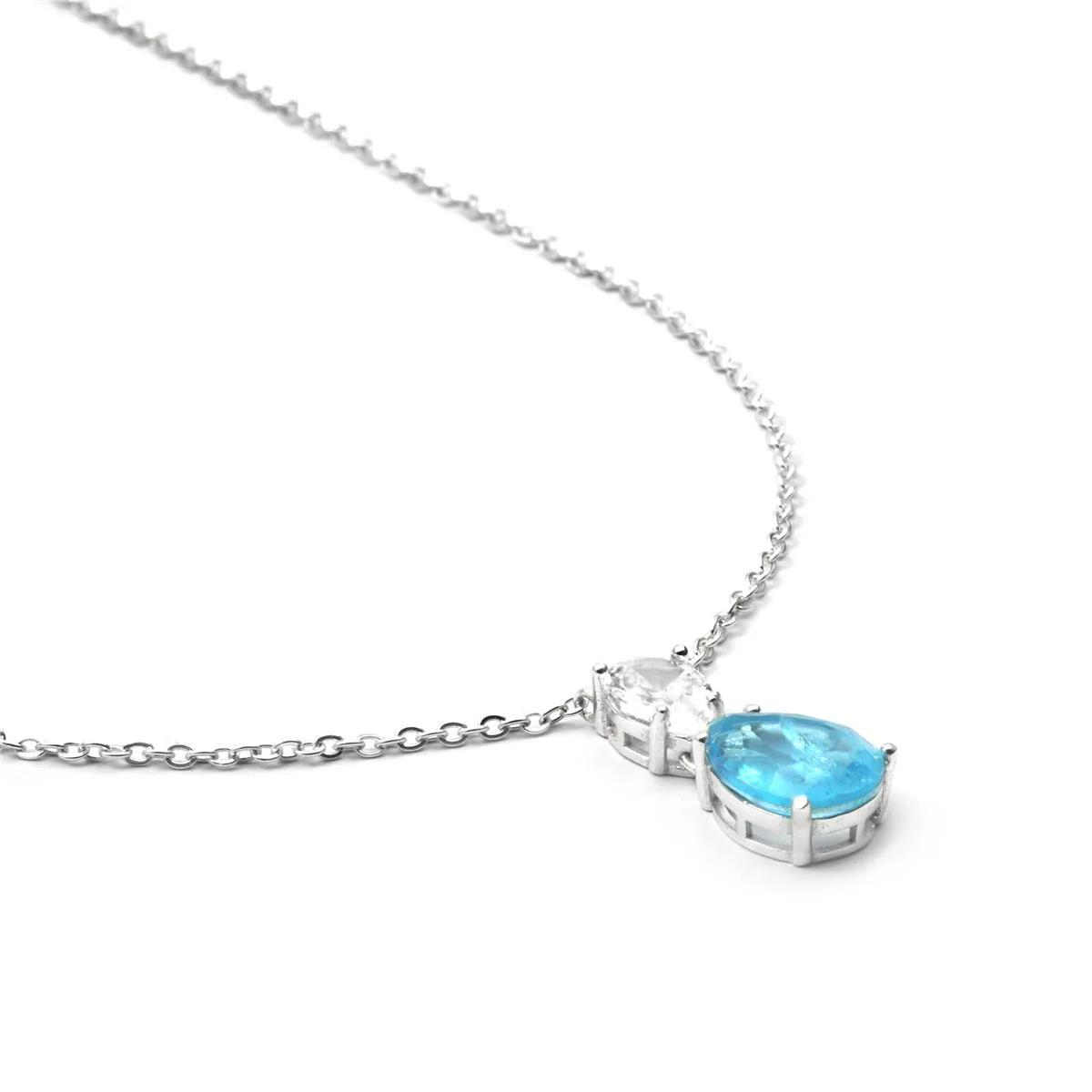 Collar Zasah Plata de Ley 925 - Zasah AZUL - Image 3