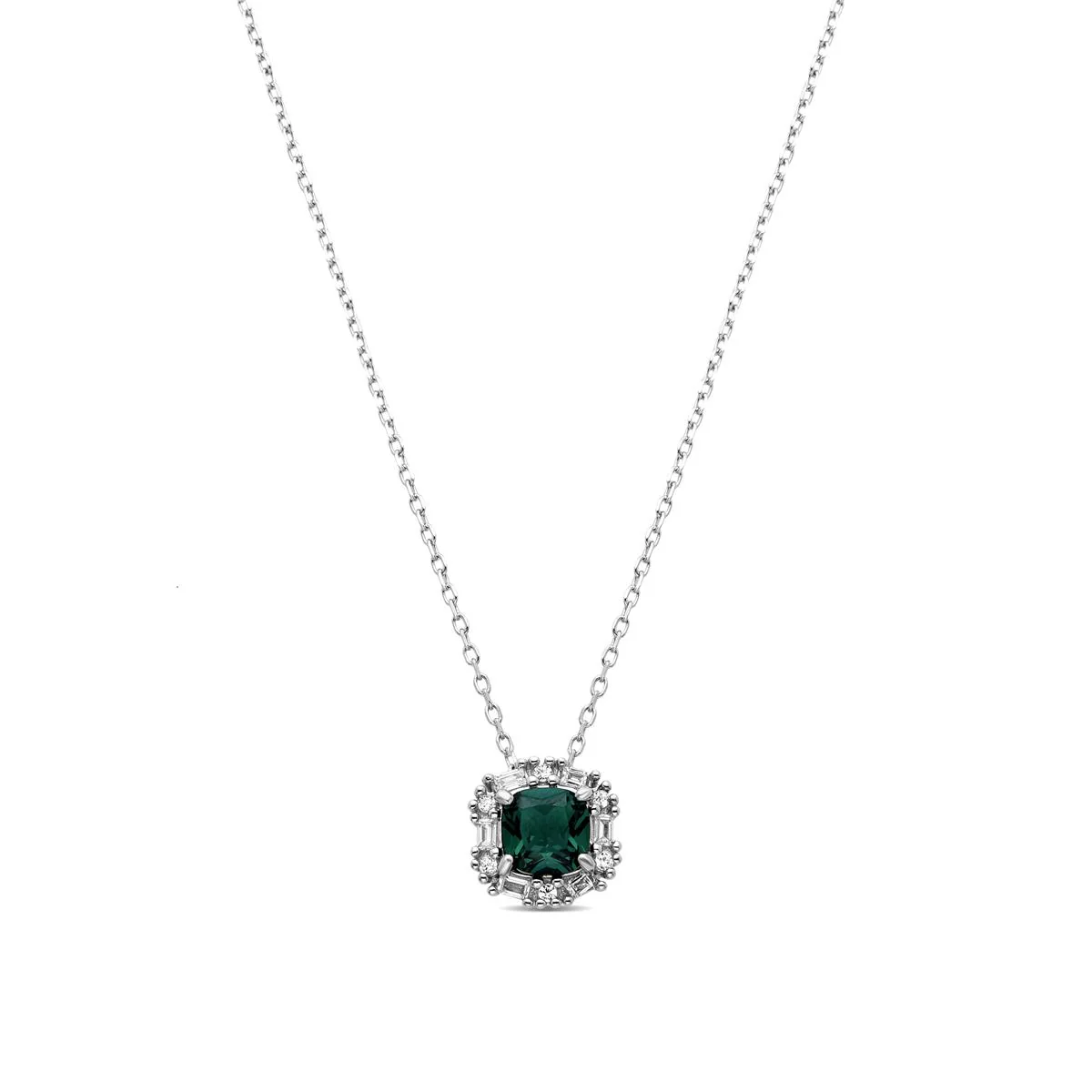 Collar Zemoa Plata De Ley 925 - Zemoa VERDE