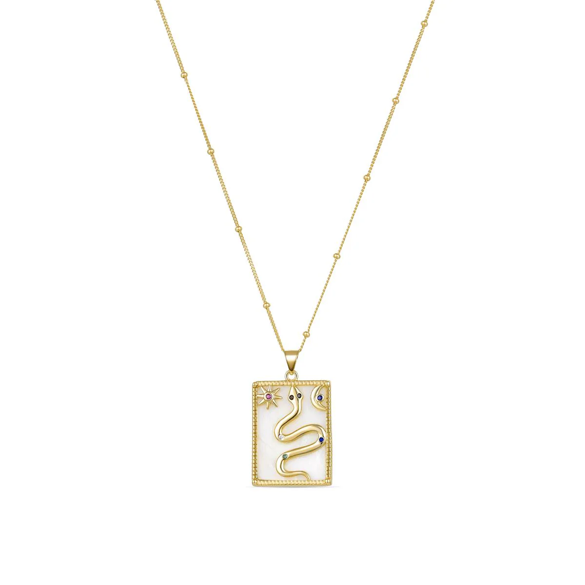 Collar Zinder Plata De Ley 925 - Zinder AMARILLO