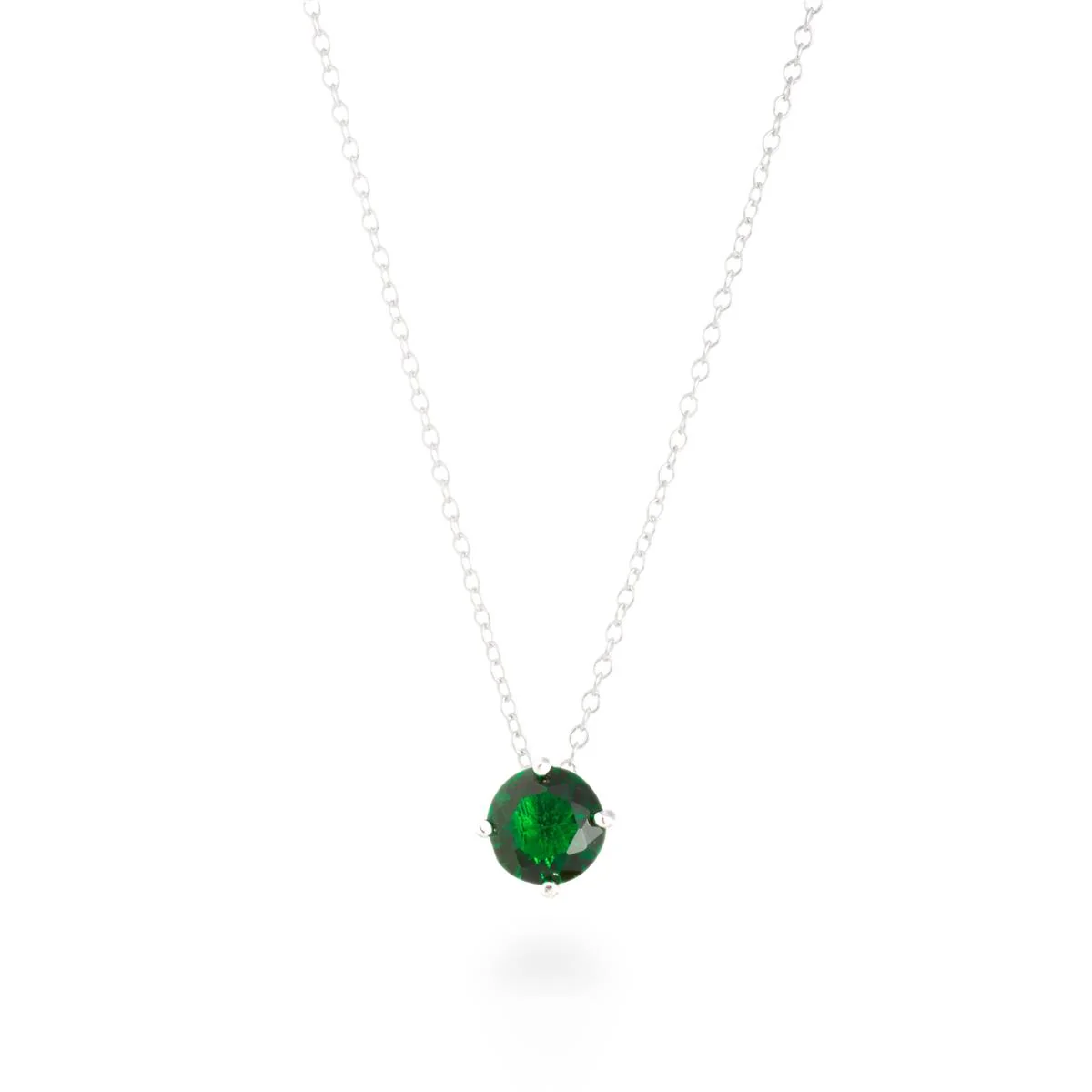 Collar Zodiaco Plata De Ley 925 - Zodiaco VERDE