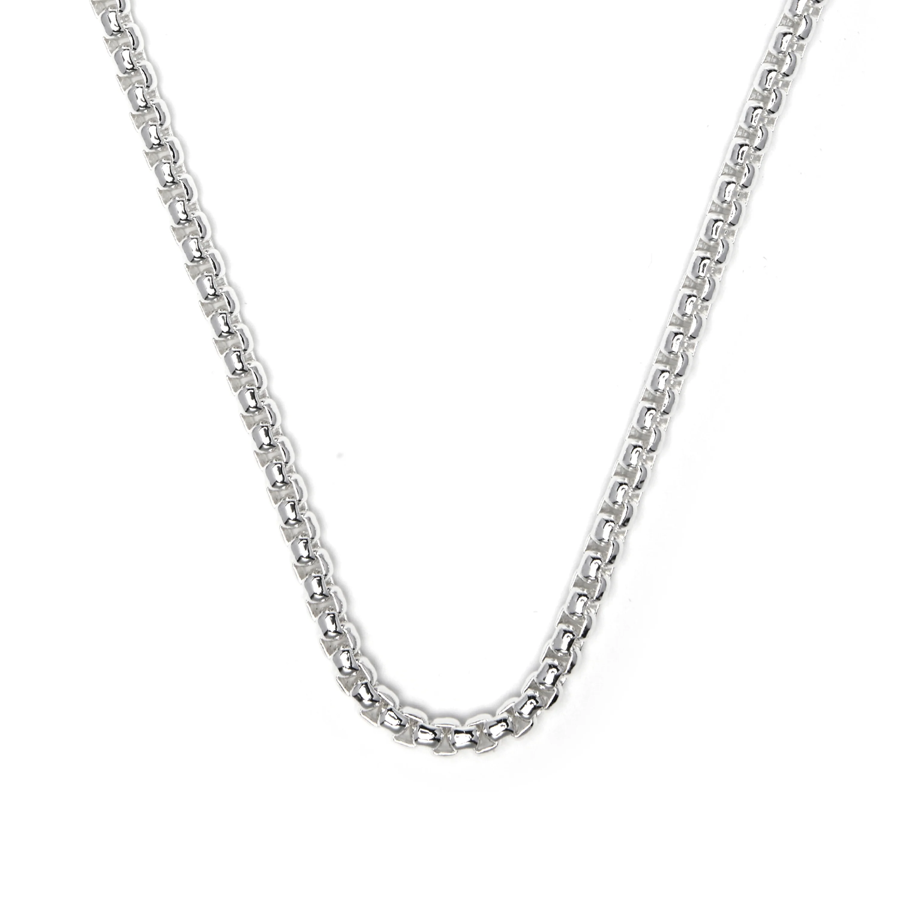 Collar de 42cm acabado en rodio - Zugiro