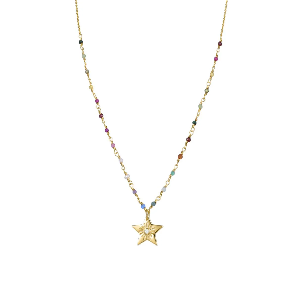 Collar Zumi Plata De Ley 925 - Zumi MULTICOLOR