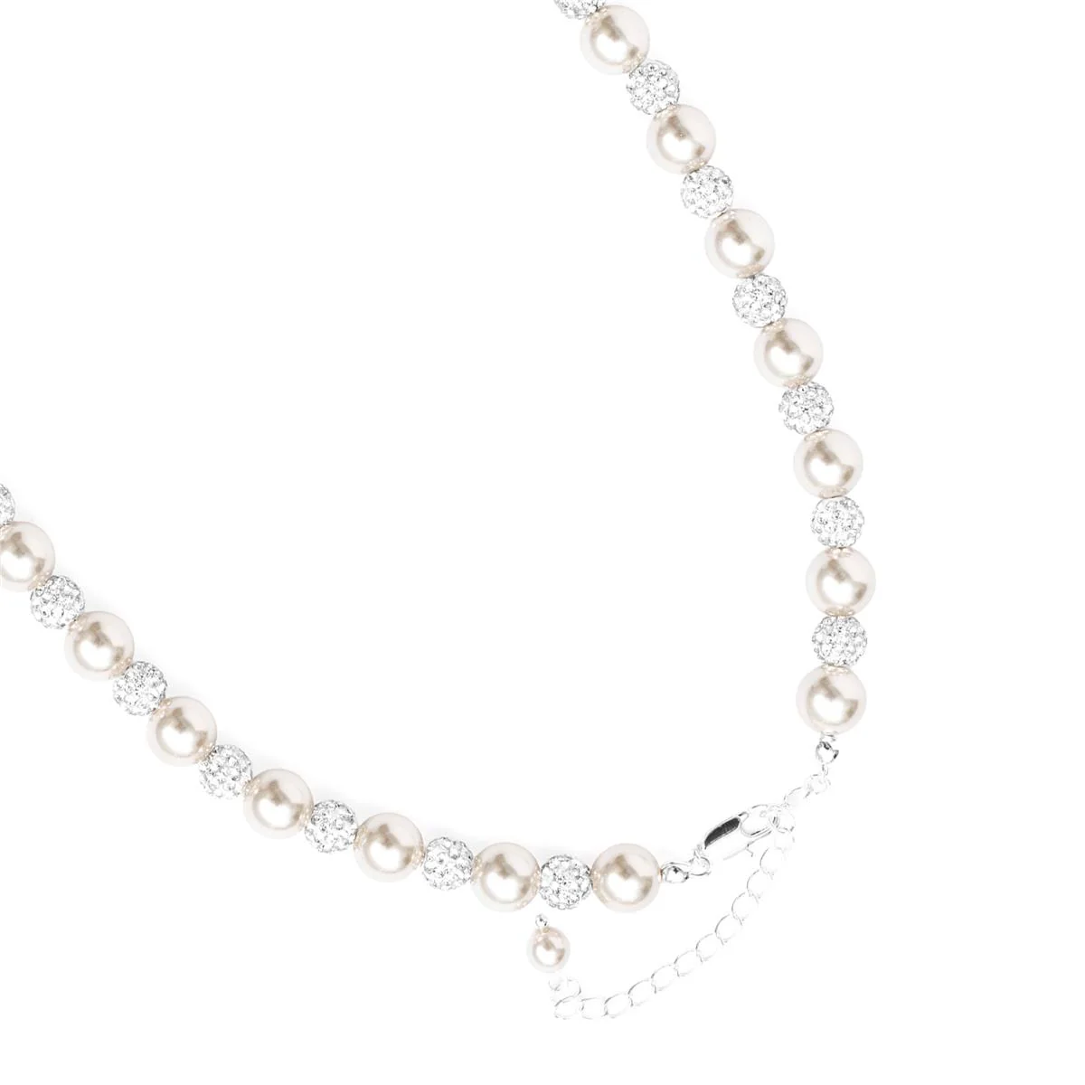 Collar de Perla Blanca Acabado En Plata - Zurgrak - Image 7