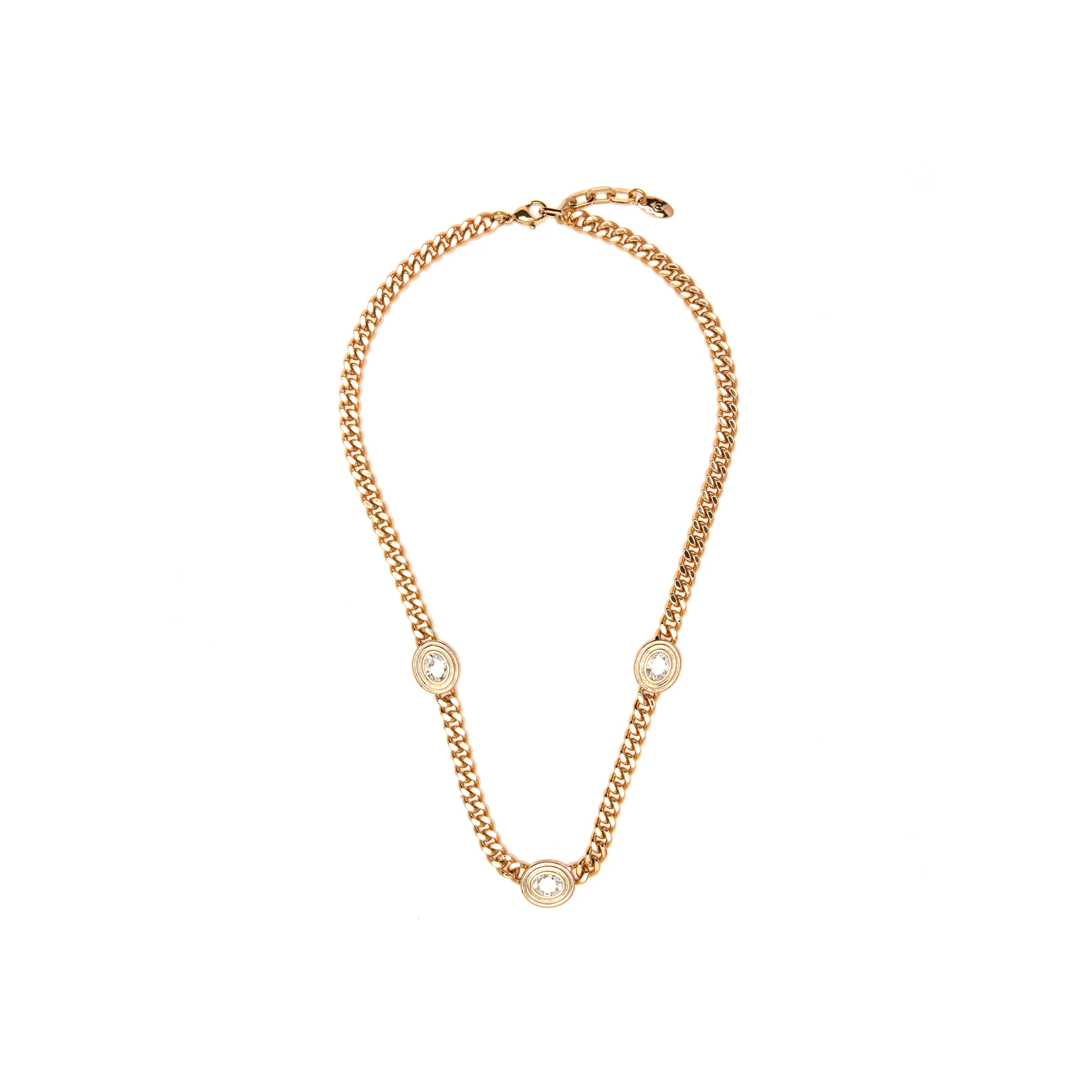 Collar de Circonita Brillante acabado en oro amarillo de 18k - Odray - Image 3