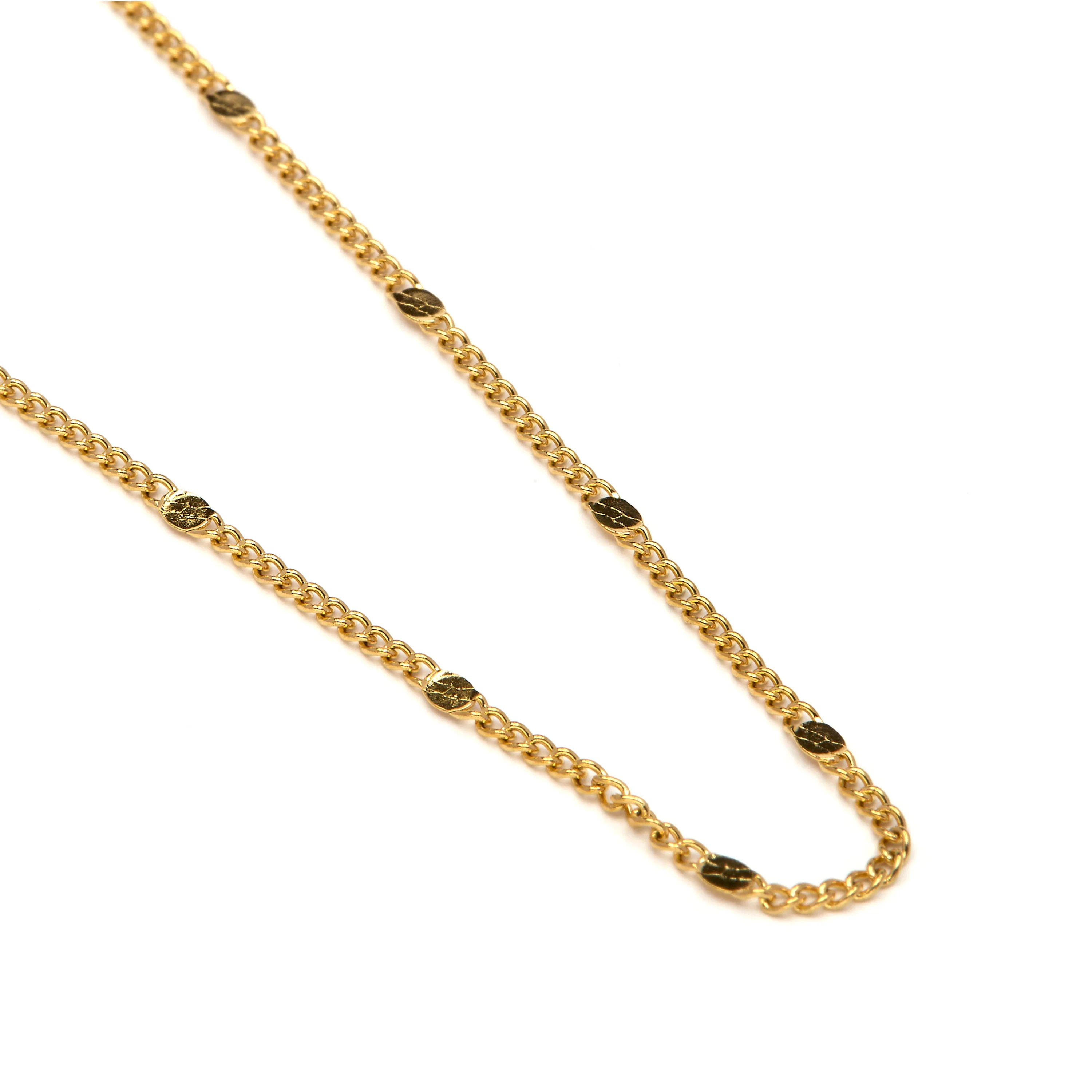 Collar de 42cm acabado en Oro Amarillo de 18k - Dimha - Image 5