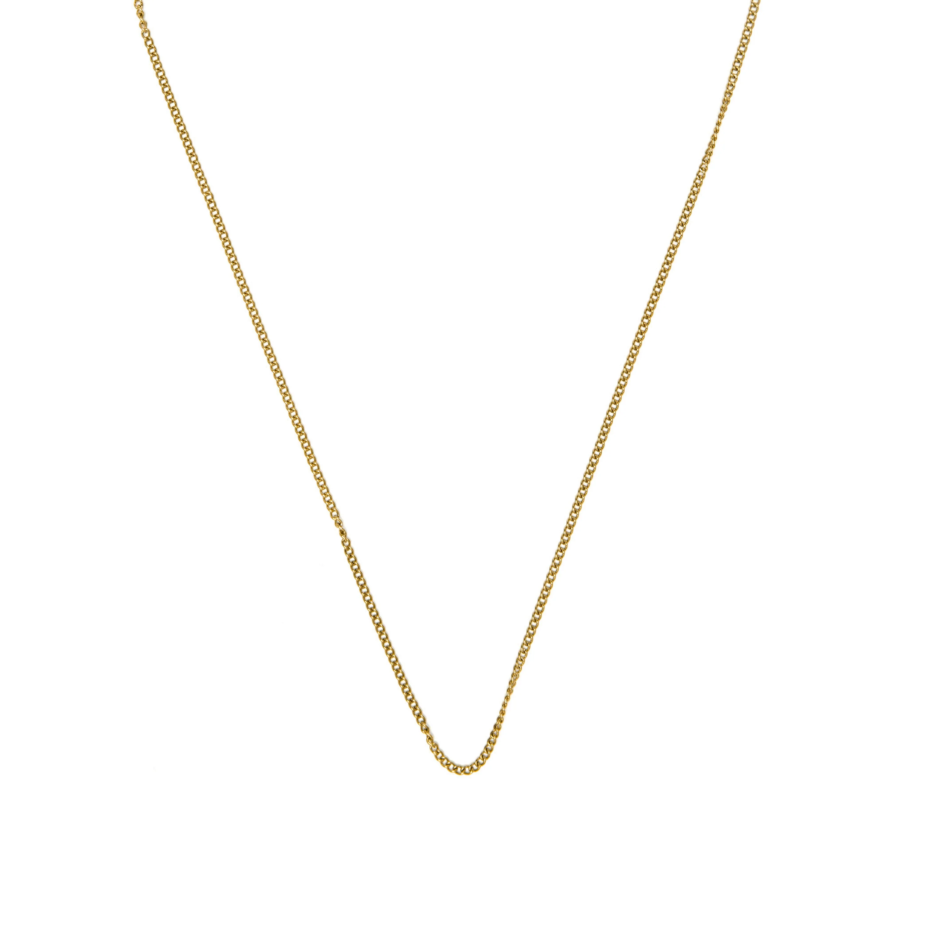 Collar de 45cm acabado en Oro Amarillo de 18k - Sayas