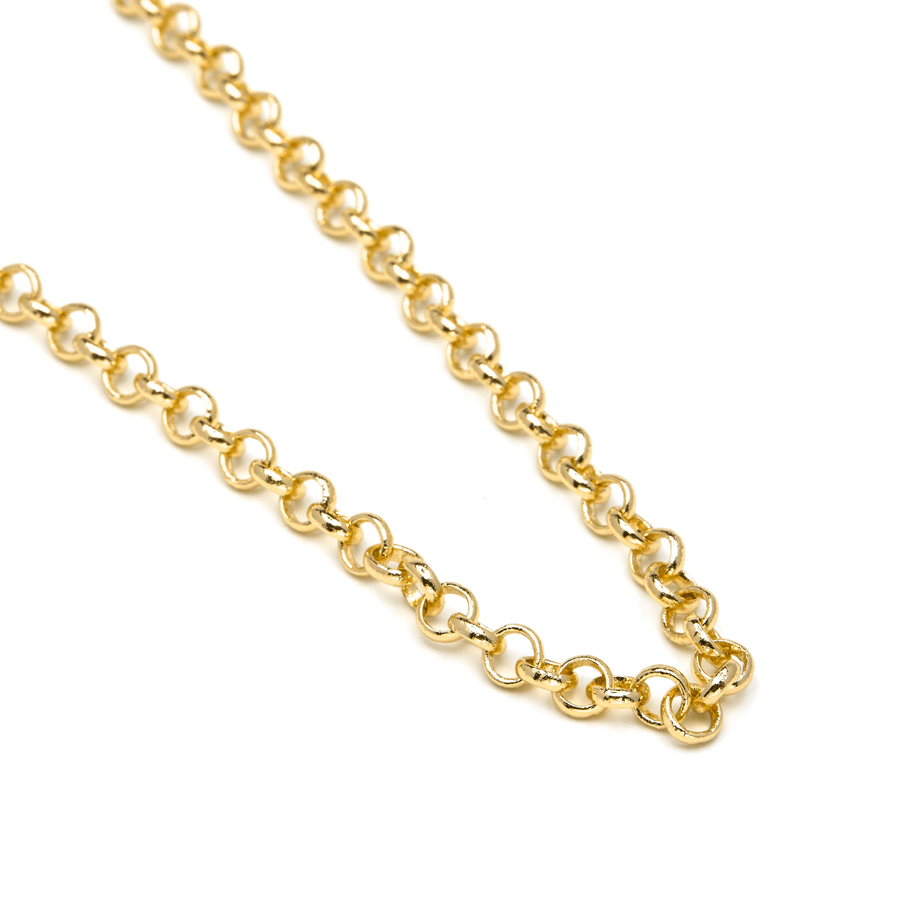 Collar de 50cm acabado en Oro Amarillo de 18k - Lakbra - Image 3