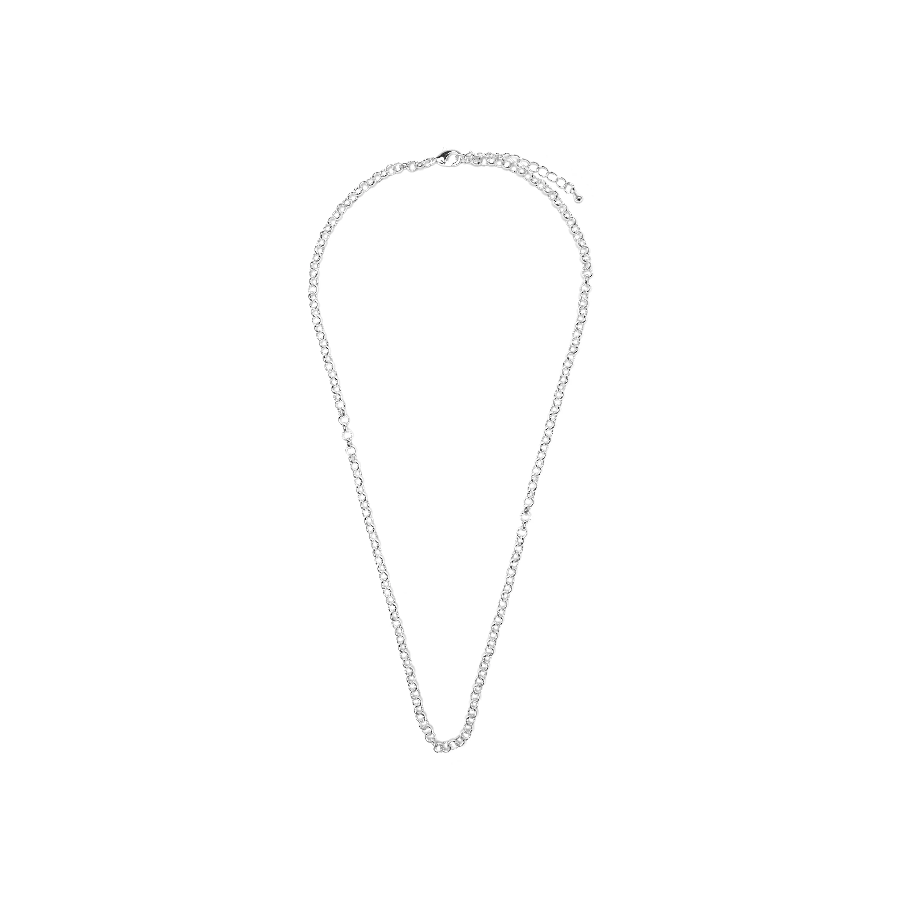 Collar de 50cm acabado en rodio - Lakbra - Image 2