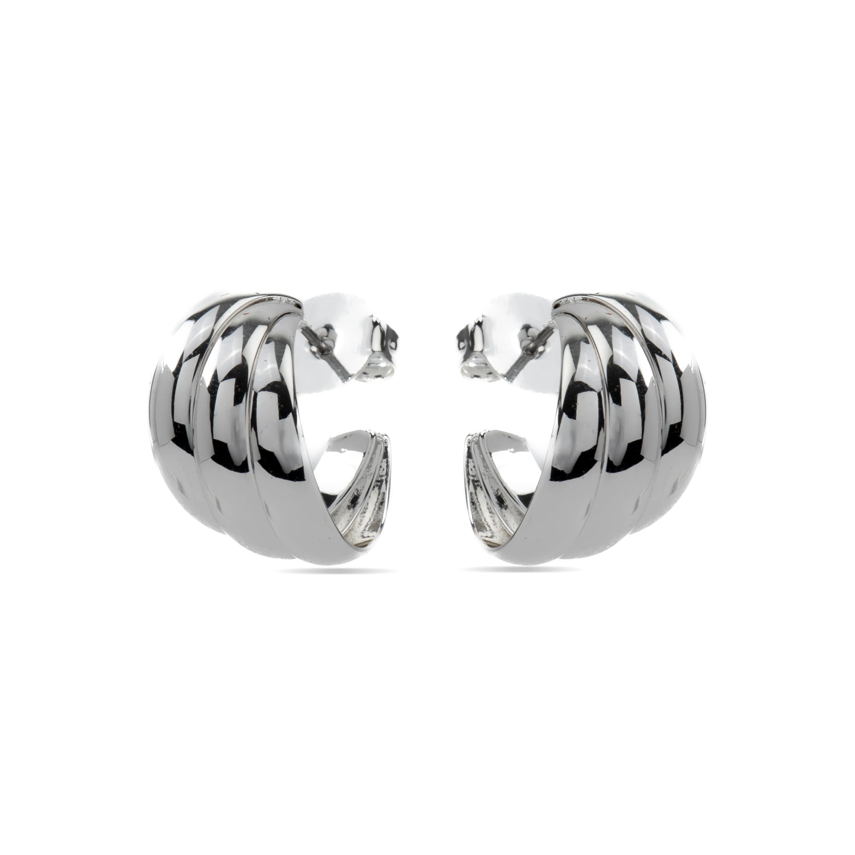 Pendientes acabado plata - Abeth - Image 3