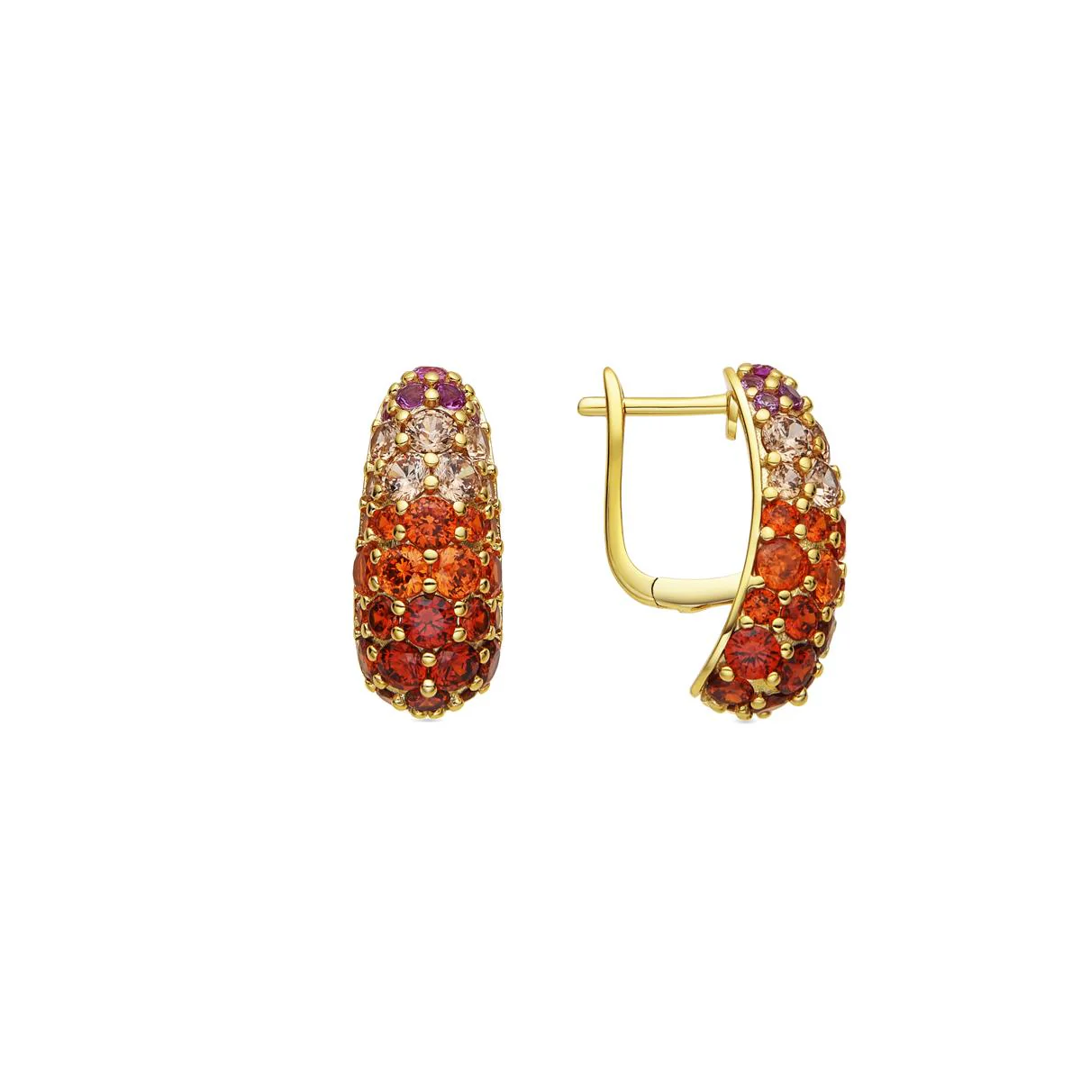 Pendientes Abxi Plata de Ley 925 - Abxi MULTICOLOR