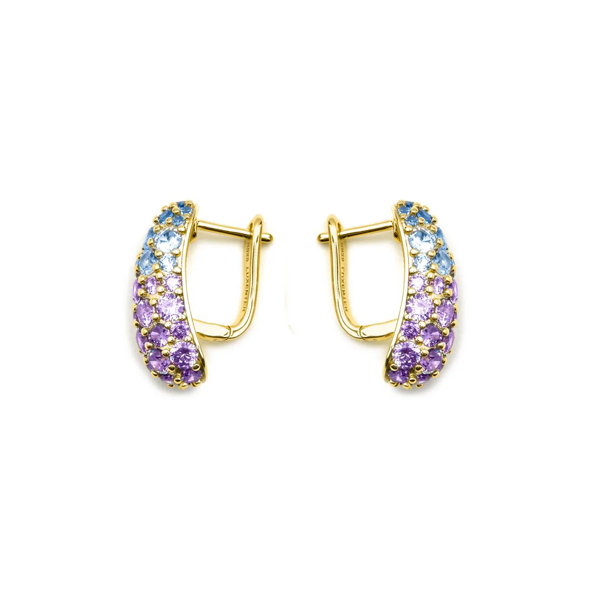 Pendientes Abxi Plata de Ley 925 - Abxi MULTICOLOR - Image 2