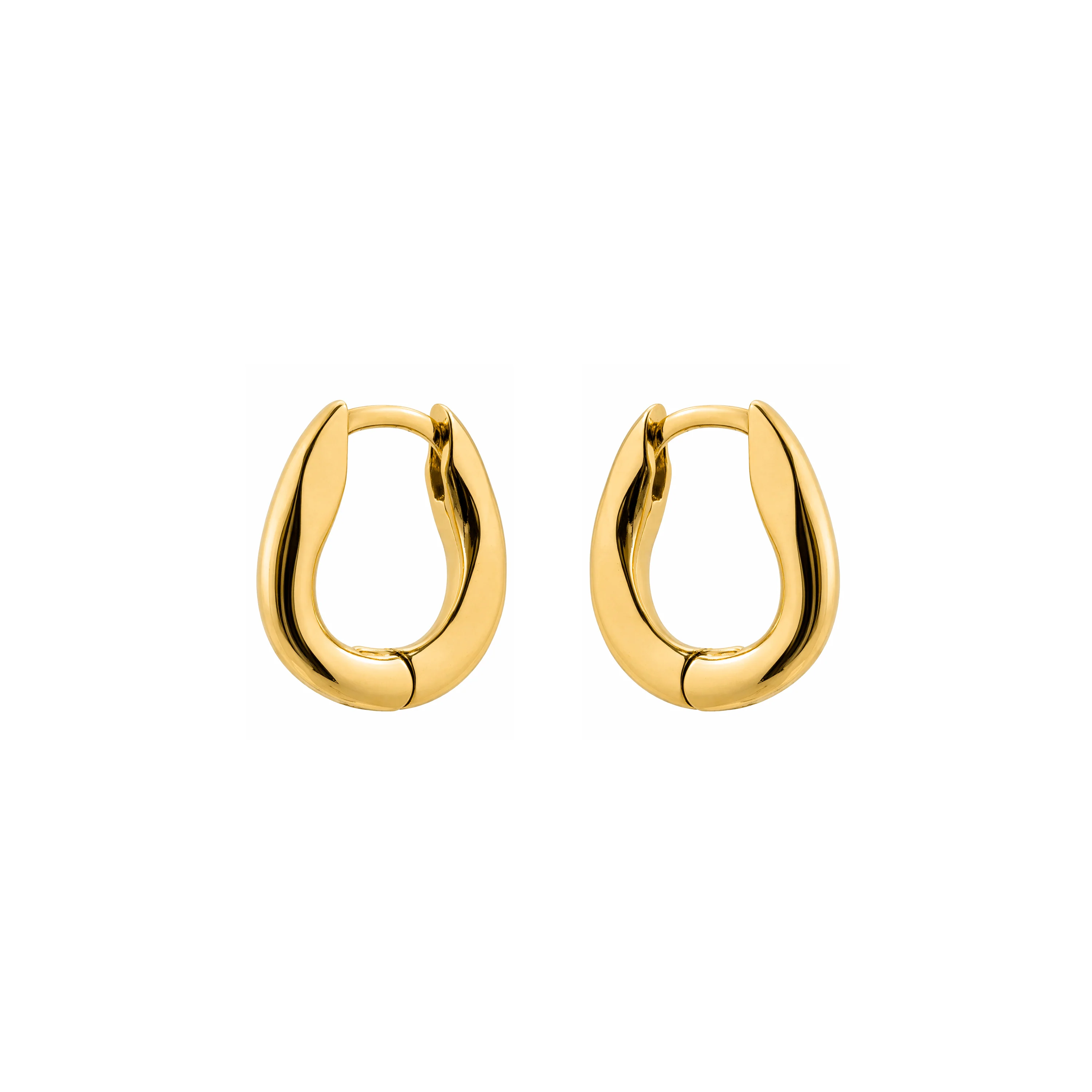 Pendientes acabado en oro amarillo de 18k - Aelen - Image 2