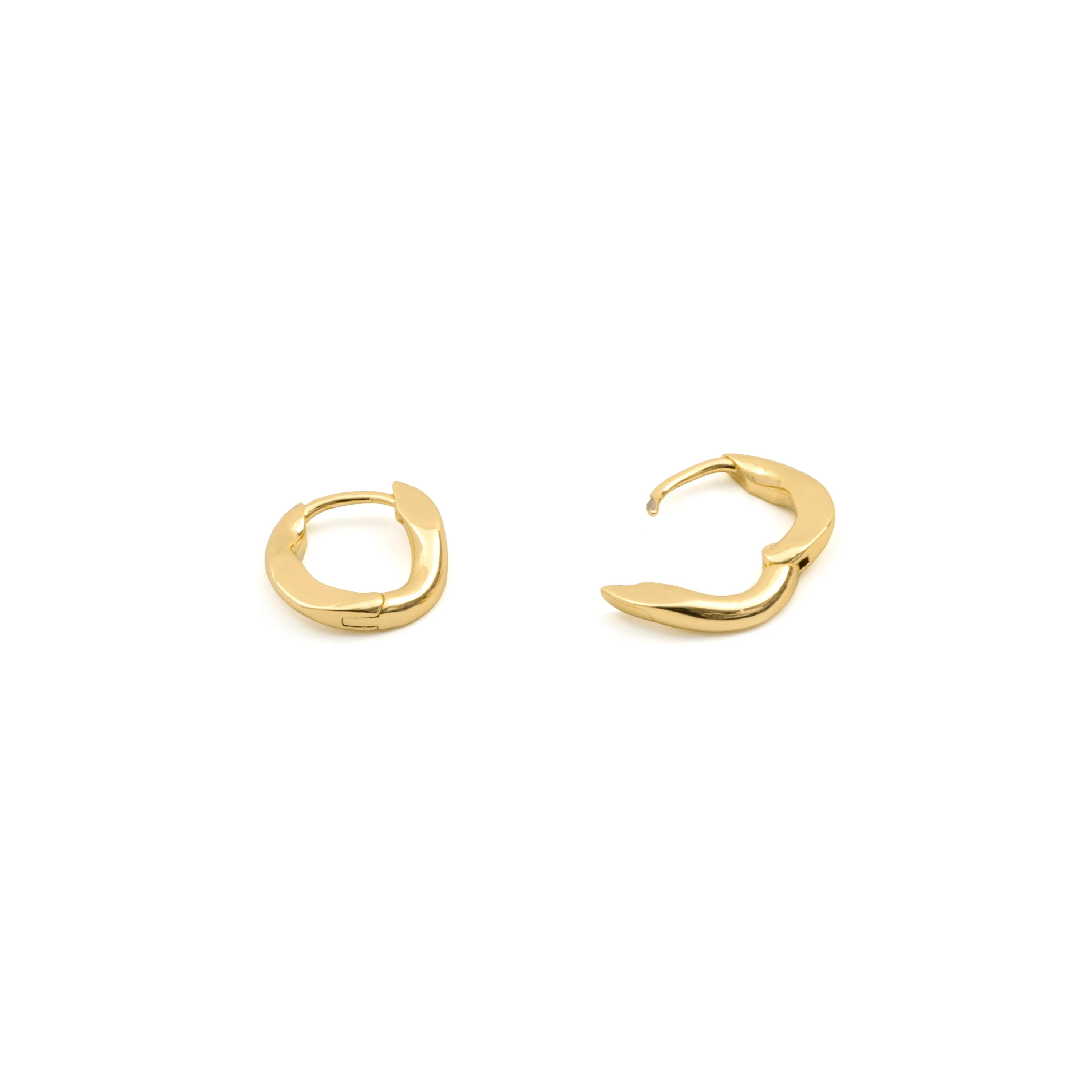 Pendientes acabado en oro amarillo de 18k - Aelen - Image 3