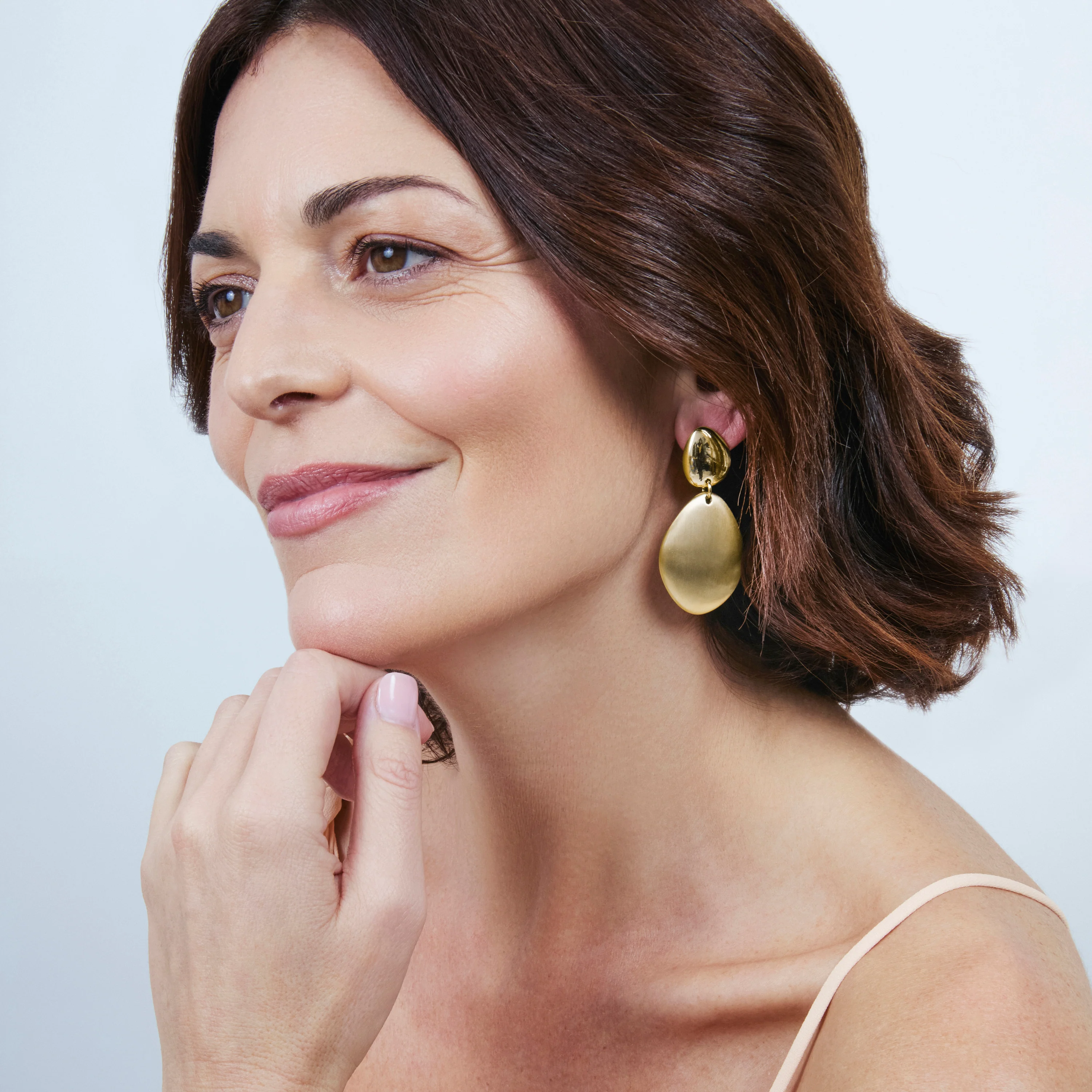 Pendientes acabado en oro amarillo de 18k - Biona - Image 2