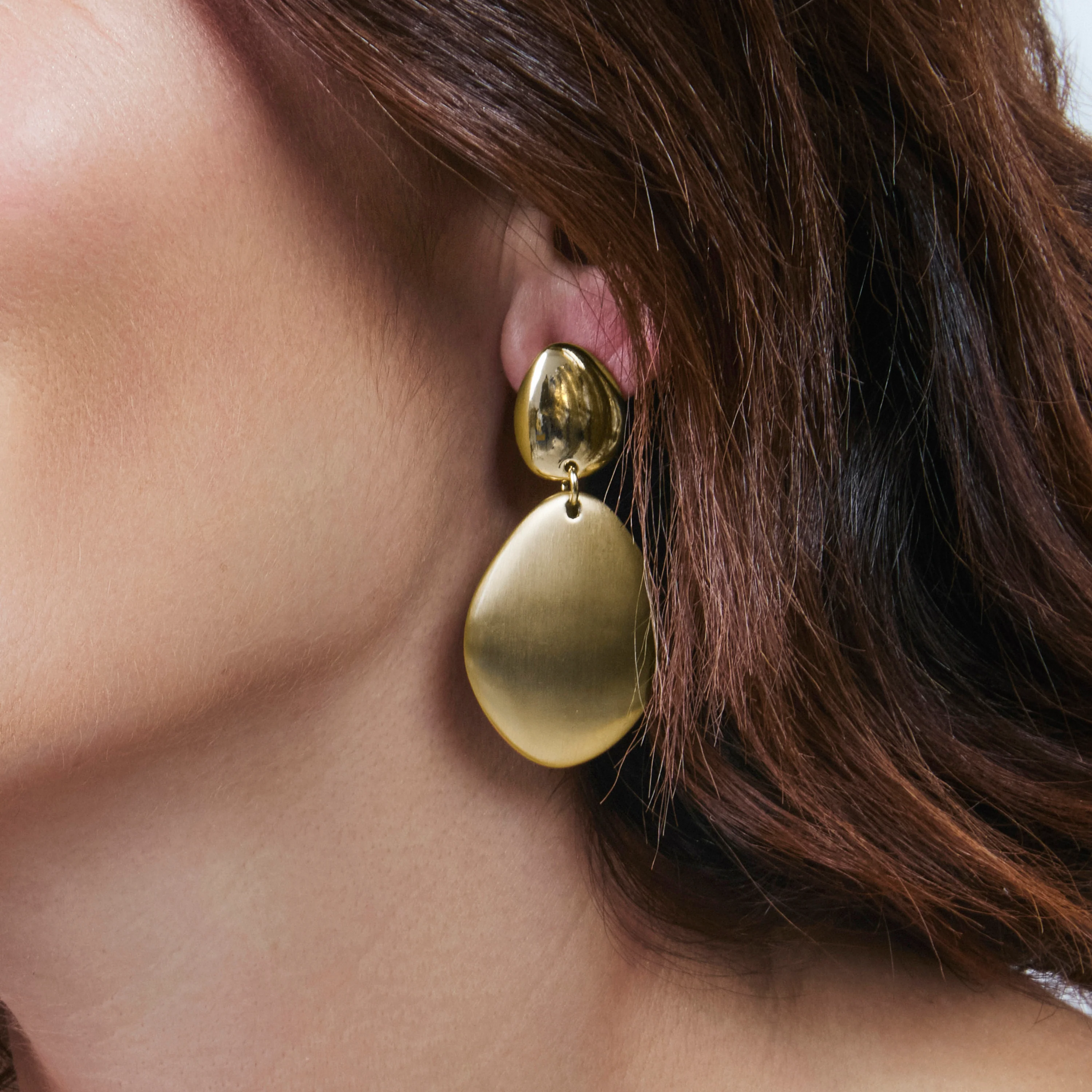 Pendientes acabado en oro amarillo de 18k - Biona - Image 6
