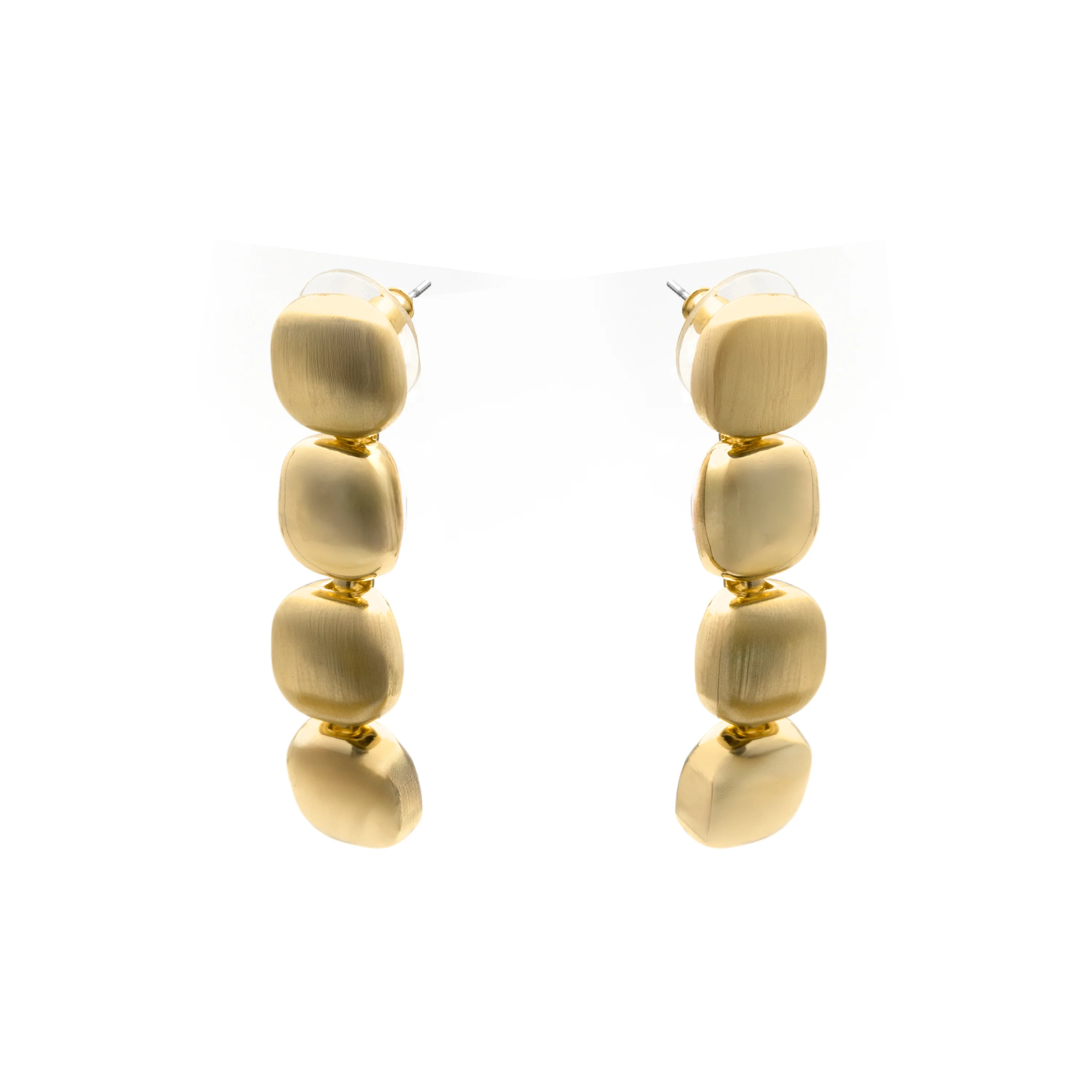 Pendientes acabado en oro amarillo de 18k - Edma - Image 3