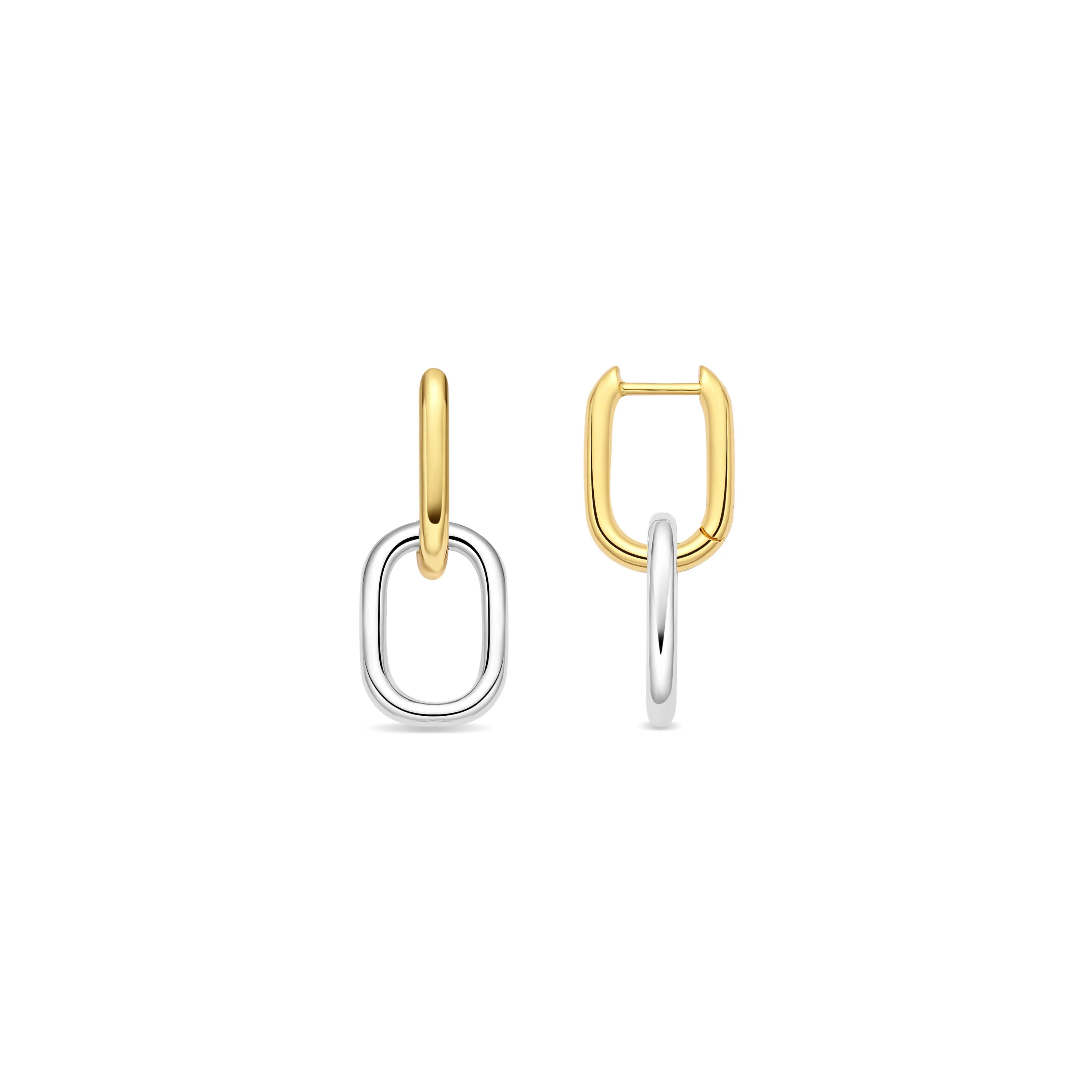 Pendientes acabado en oro amarillo de 18k - Eldine