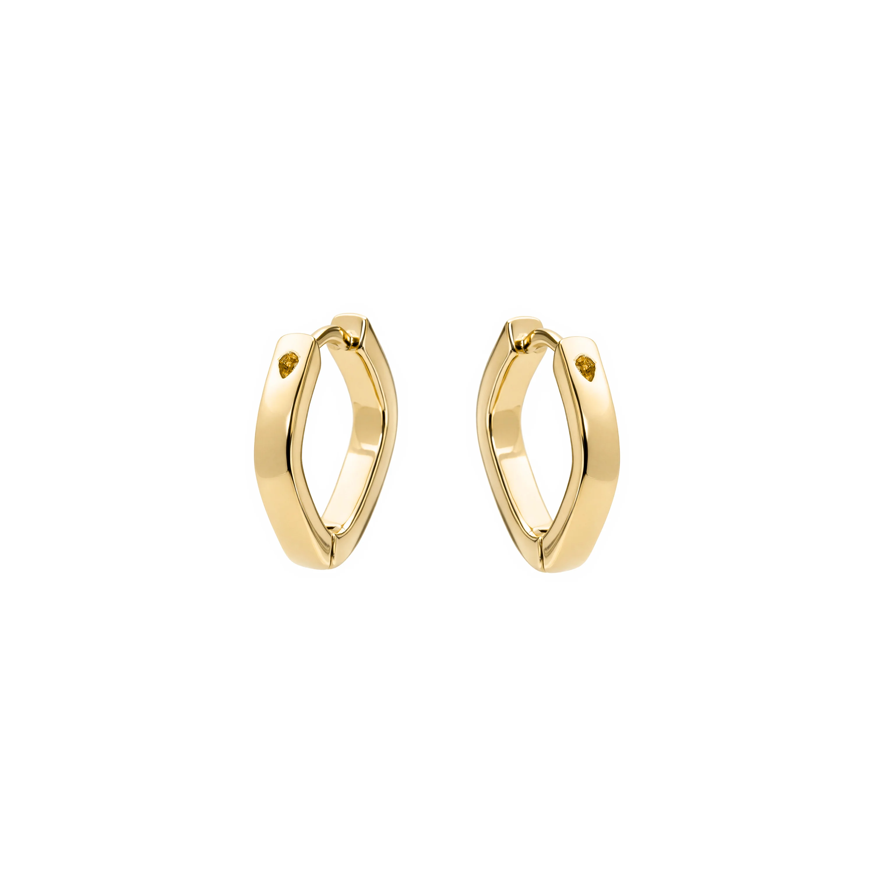 Pendientes acabado en oro amarillo de 18k - Idrial - Image 2