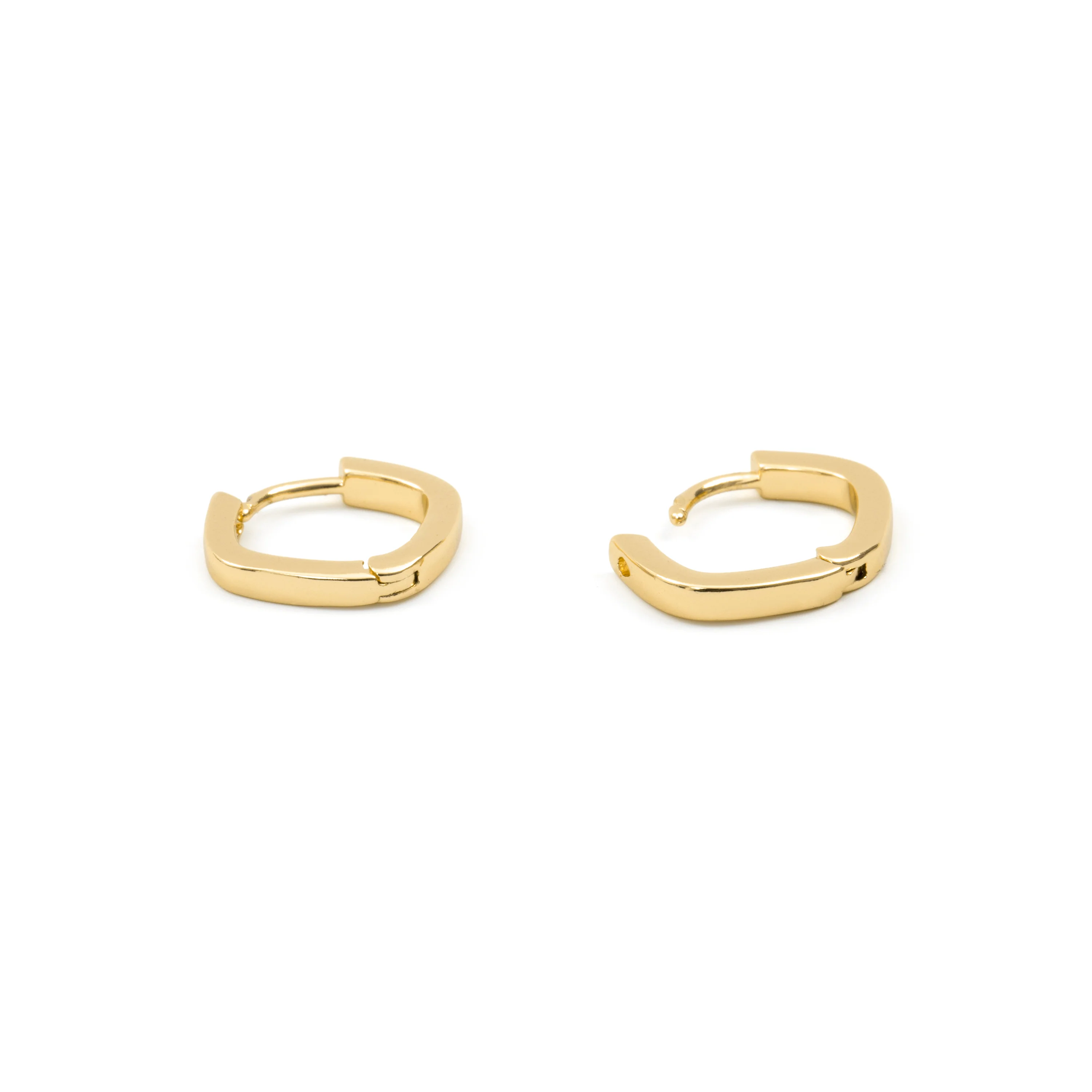 Pendientes acabado en oro amarillo de 18k - Idrial - Image 3