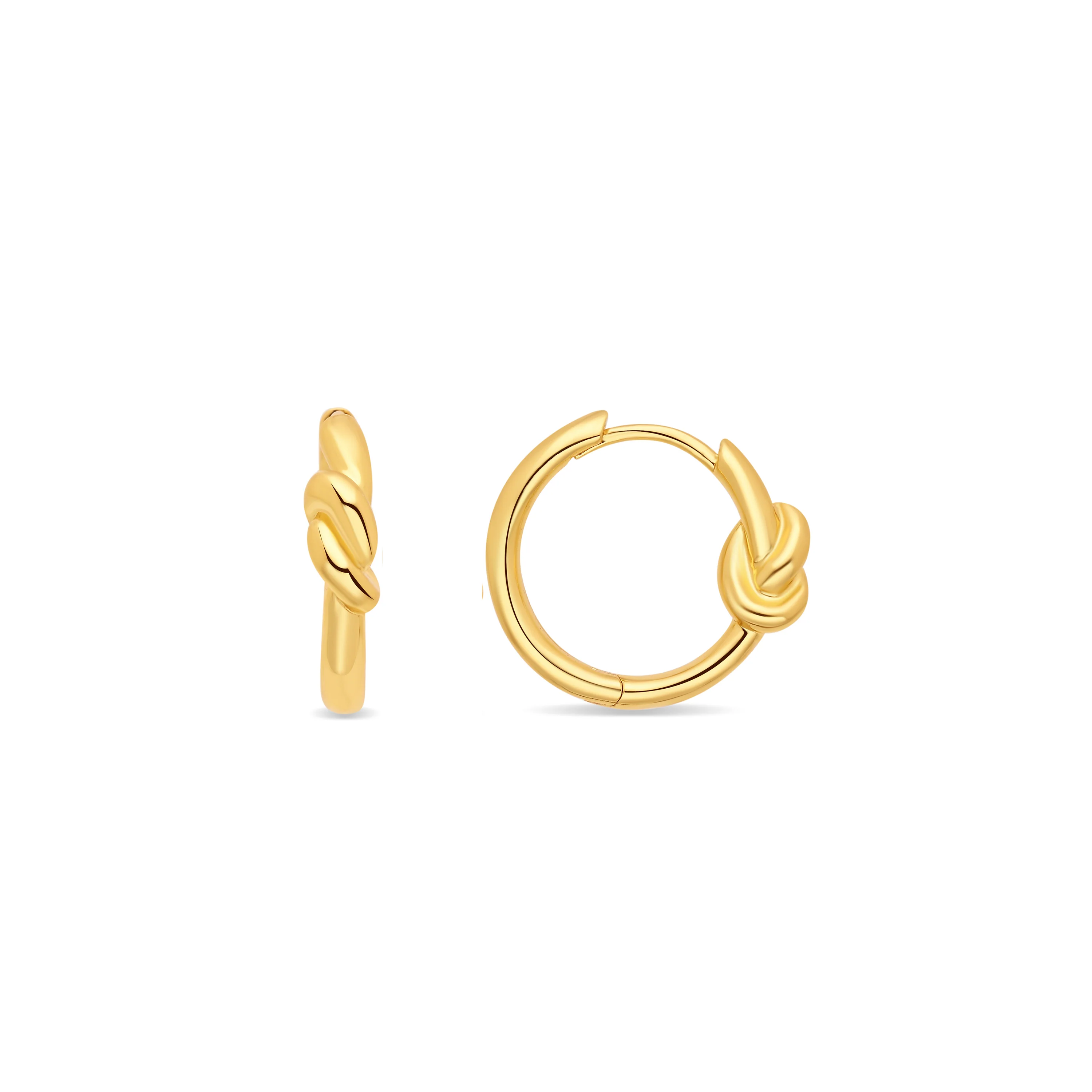 Pendientes acabado en oro amarillo de 18k - Irado