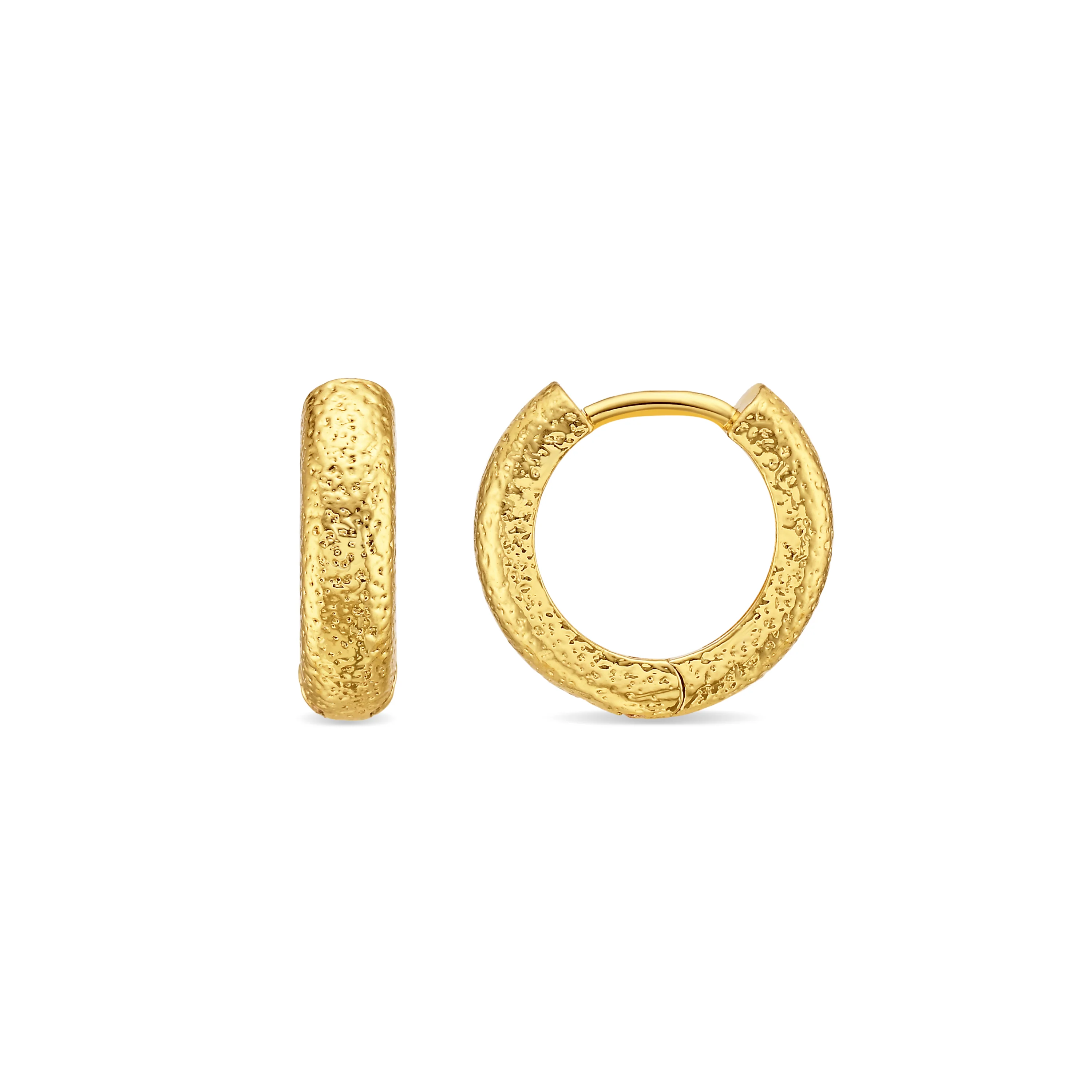 Pendientes acabado en oro amarillo de 18k - Liaf