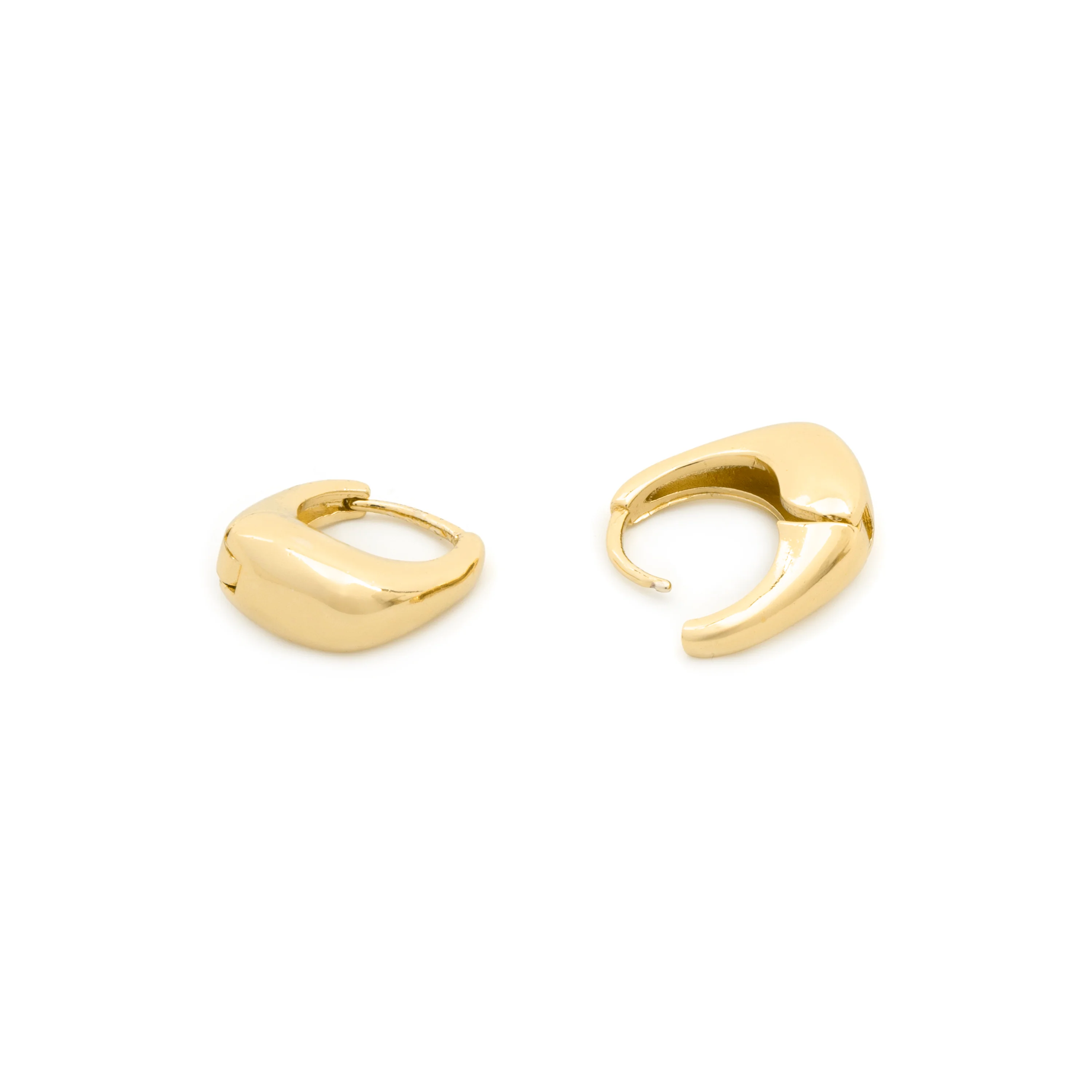 Pendientes acabado en oro amarillo de 18k - Lithran - Image 3