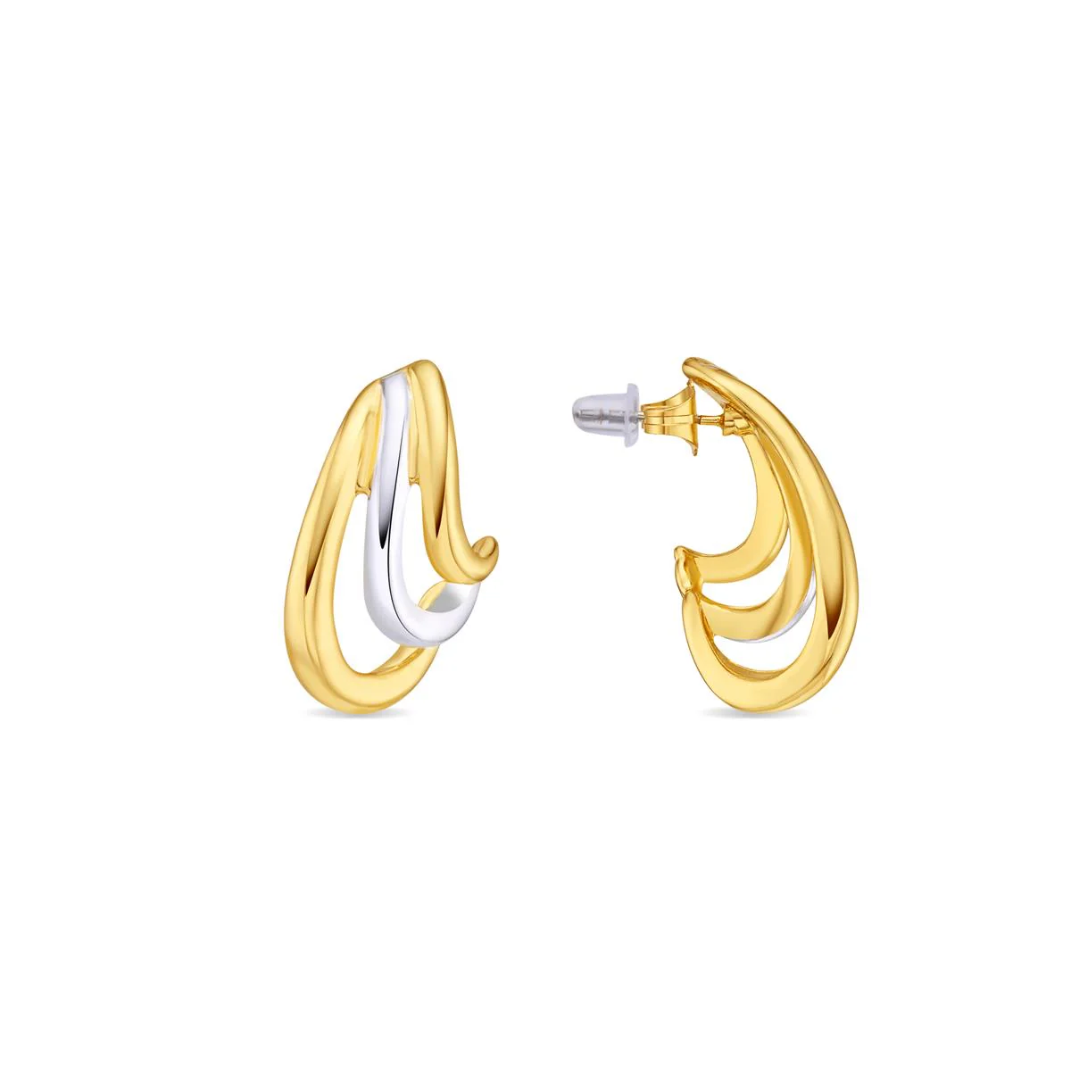 Pendientes acabado en oro amarillo de 18k - Towio