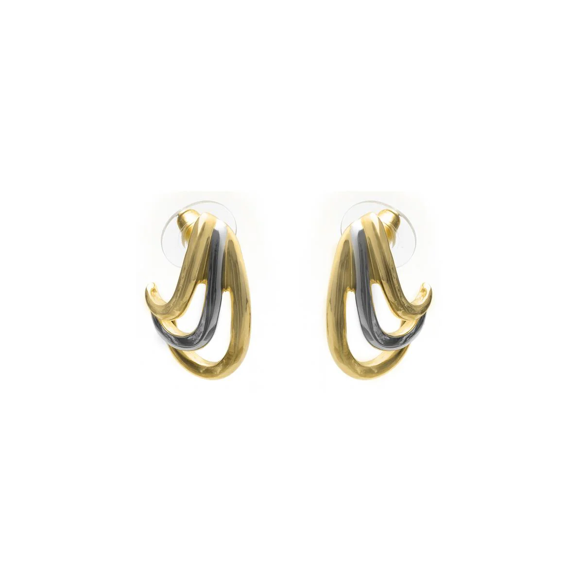 Pendientes acabado en oro amarillo de 18k - Towio - Image 3