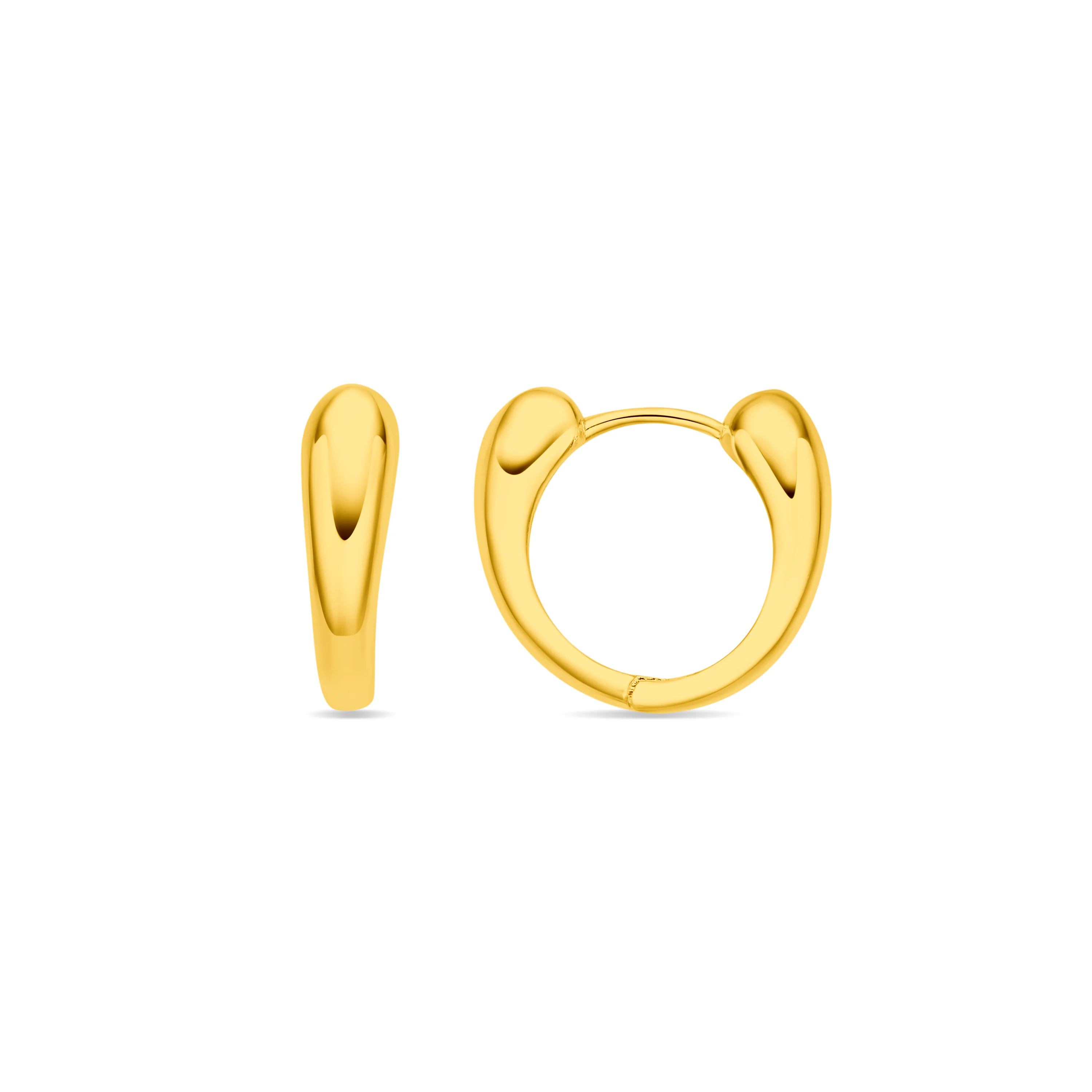 Pendientes acabado en oro amarillo de 18k - Wisebe