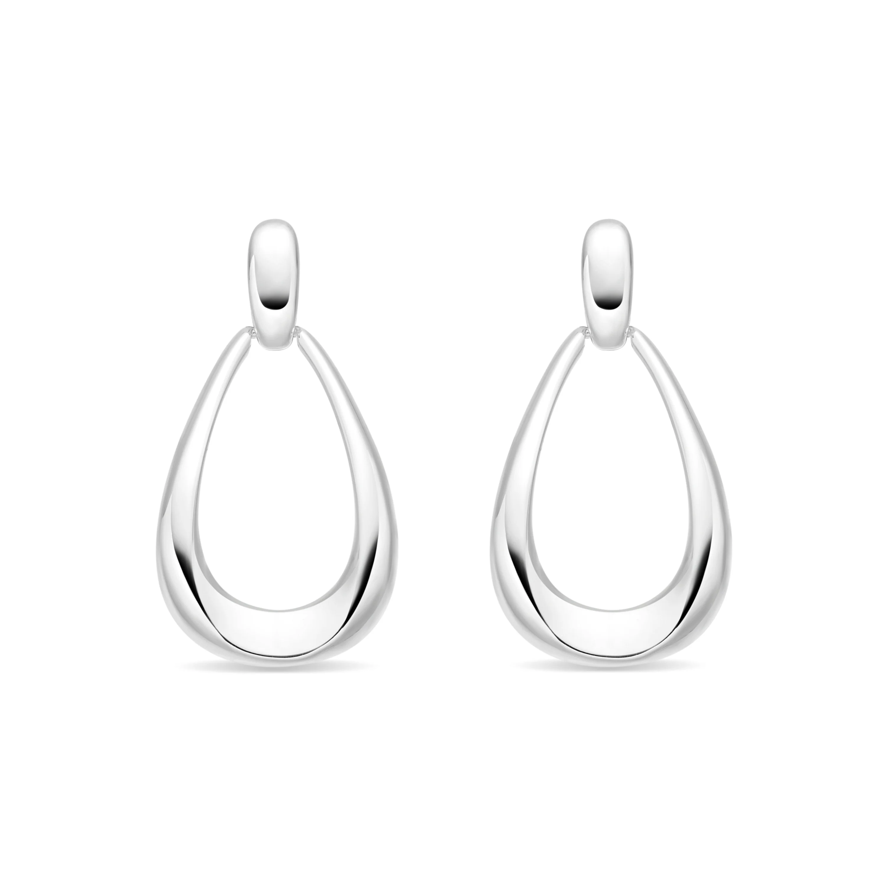 Pendientes Acabado En Plata - Asreh