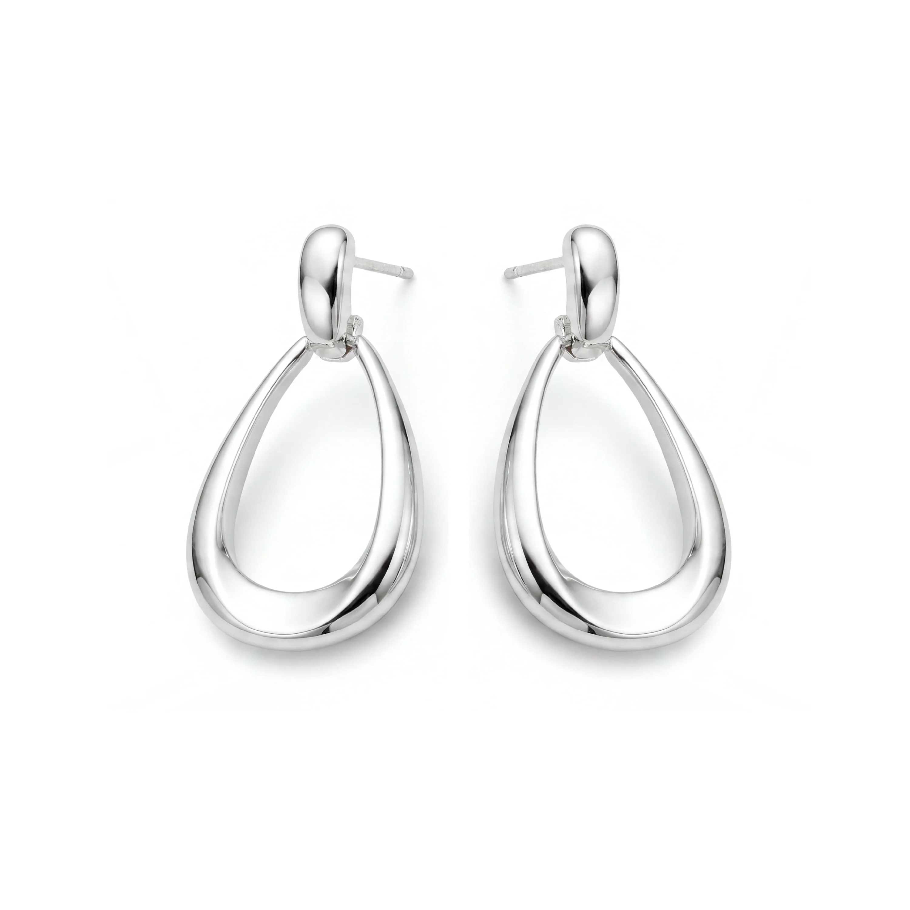 Pendientes Acabado En Plata - Asreh - Image 3