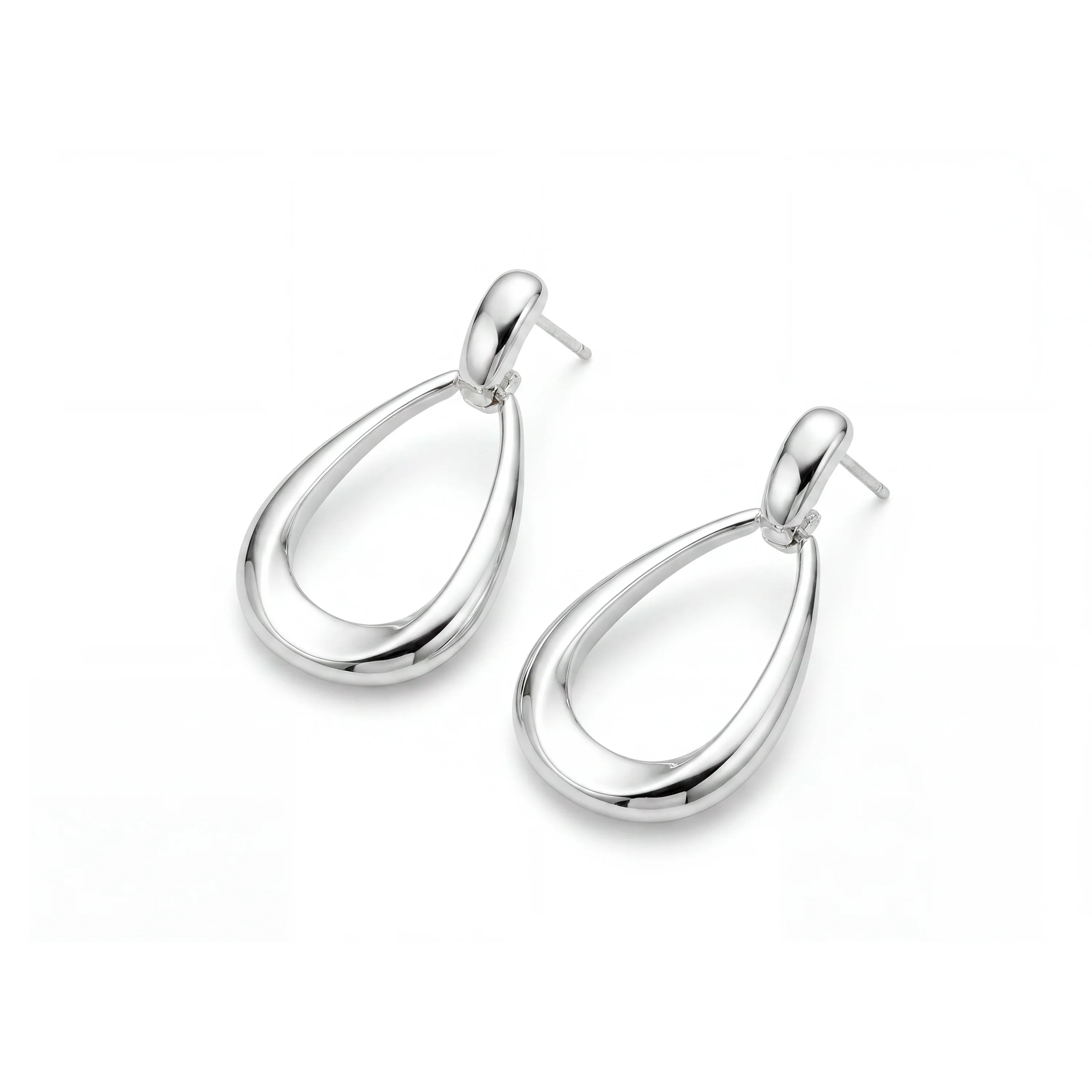 Pendientes Acabado En Plata - Asreh - Image 5