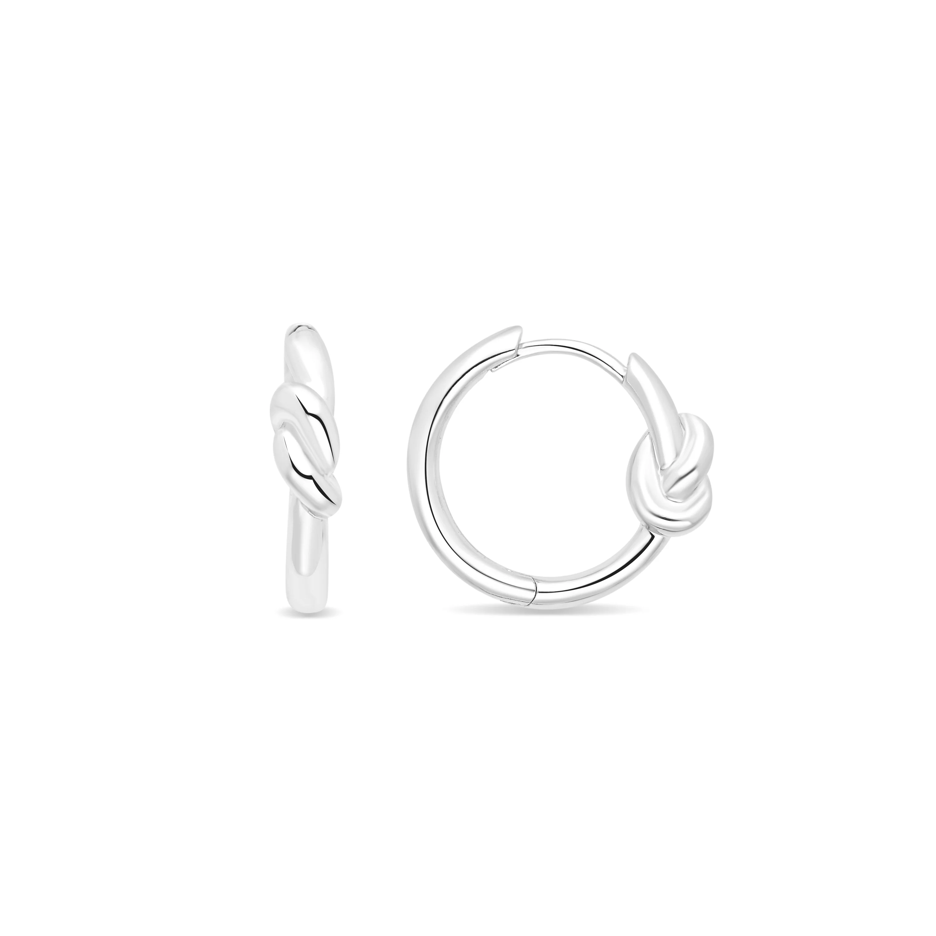 Pendientes Acabado En Plata - Irado