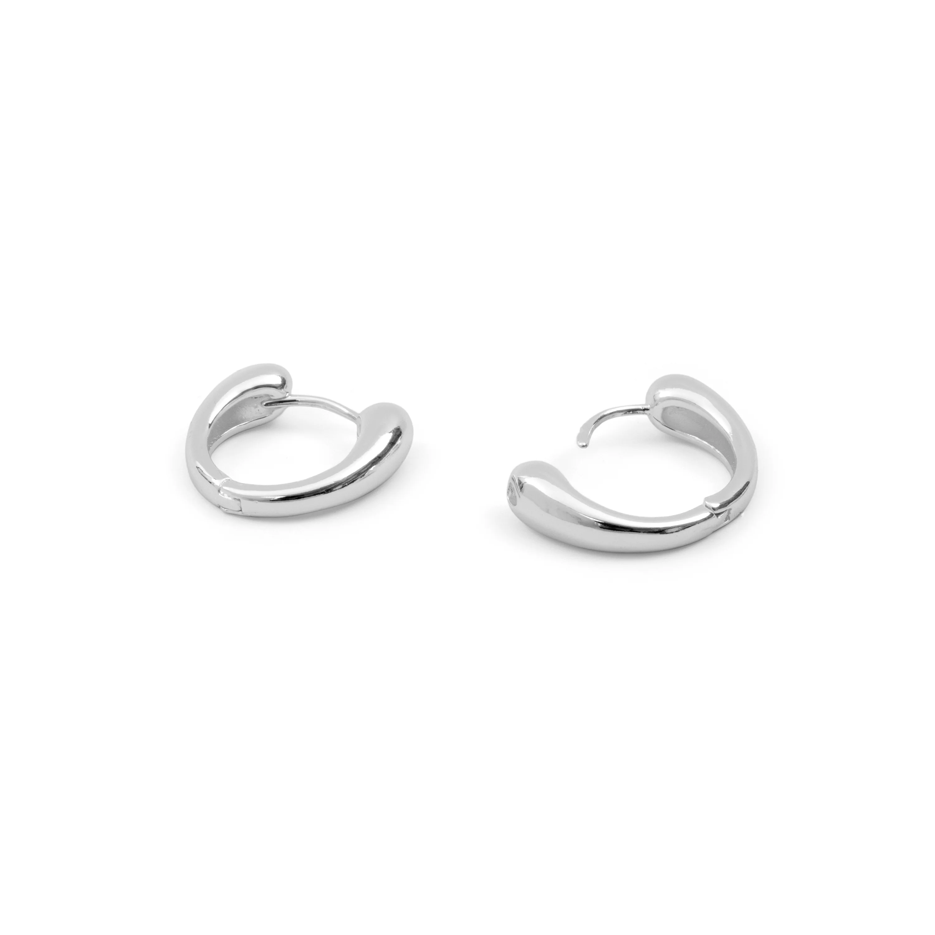 Pendientes Acabado En Plata - Wisebe - Image 3