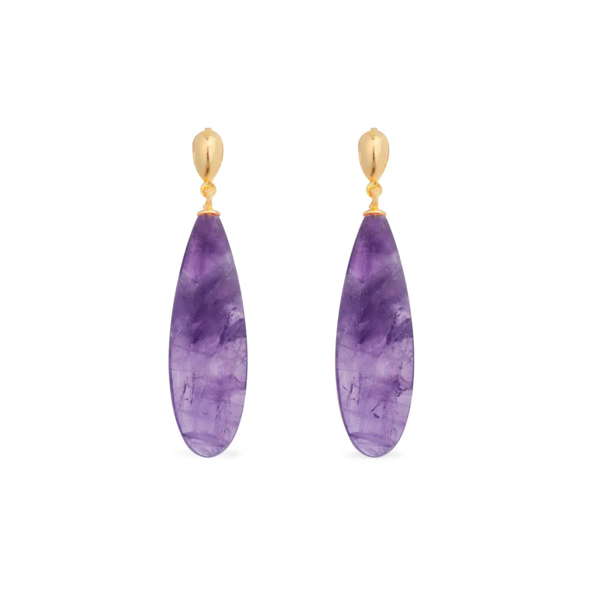 Pendientes Adak Plata De Ley 925 - Adak MORADO