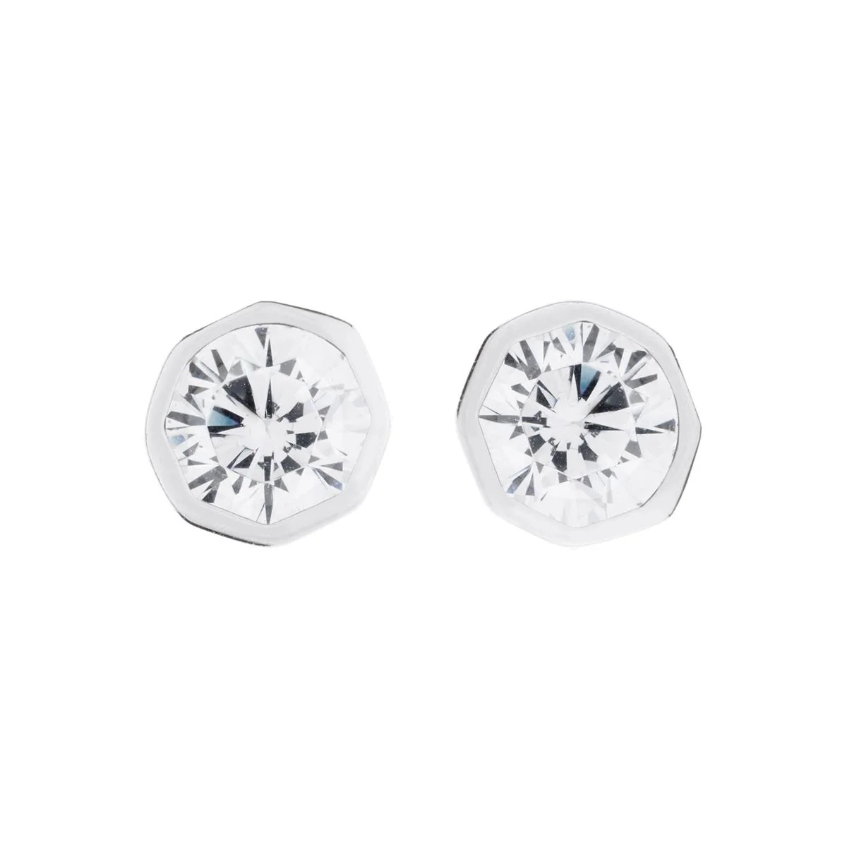 Pendientes Adbel Plata de Ley 925 - Adbel BLANCO
