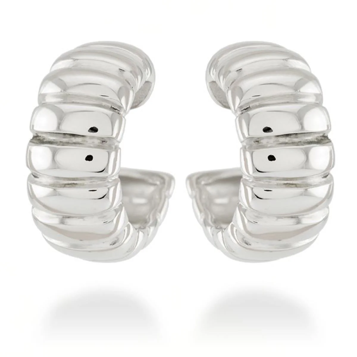 Pendientes Adika acabado en Rodio - Adika GRIS