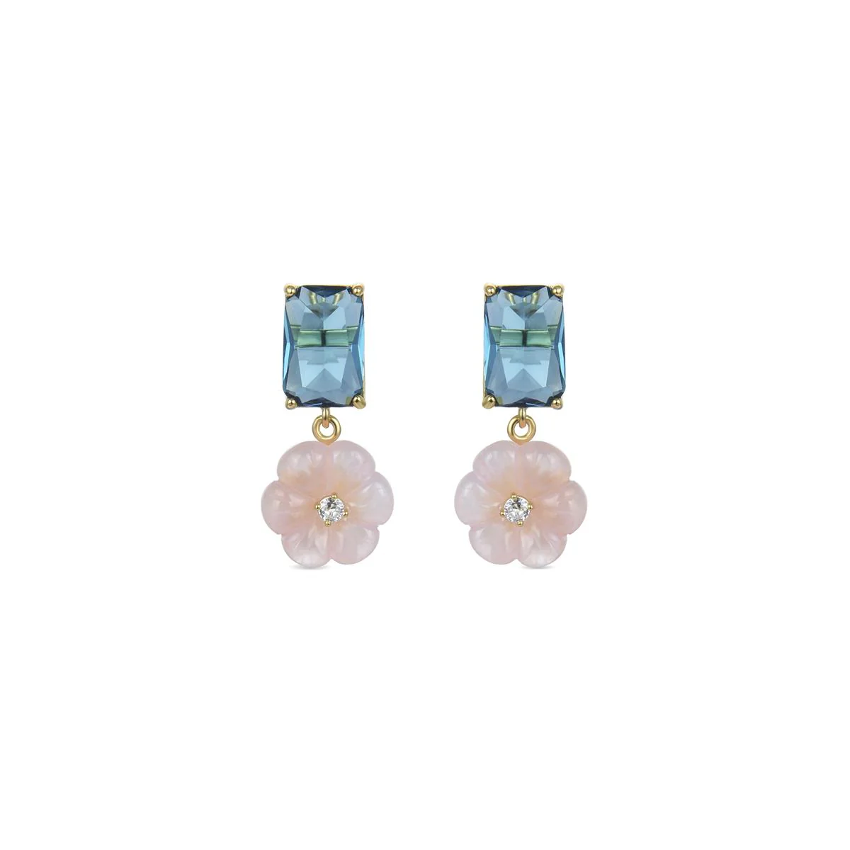 Pendientes Afuz Plata De Ley 925 - Afuz MULTICOLOR