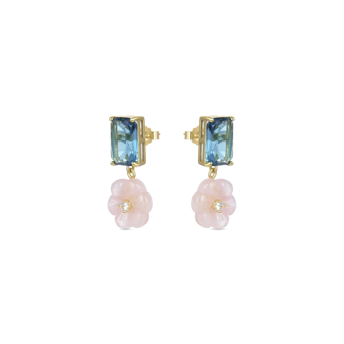 Pendientes Afuz Plata De Ley 925 - Afuz MULTICOLOR - Image 2