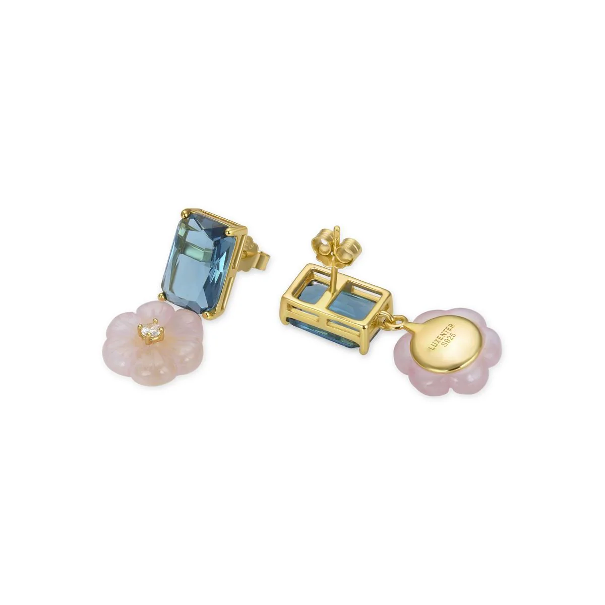 Pendientes Afuz Plata De Ley 925 - Afuz MULTICOLOR - Image 3