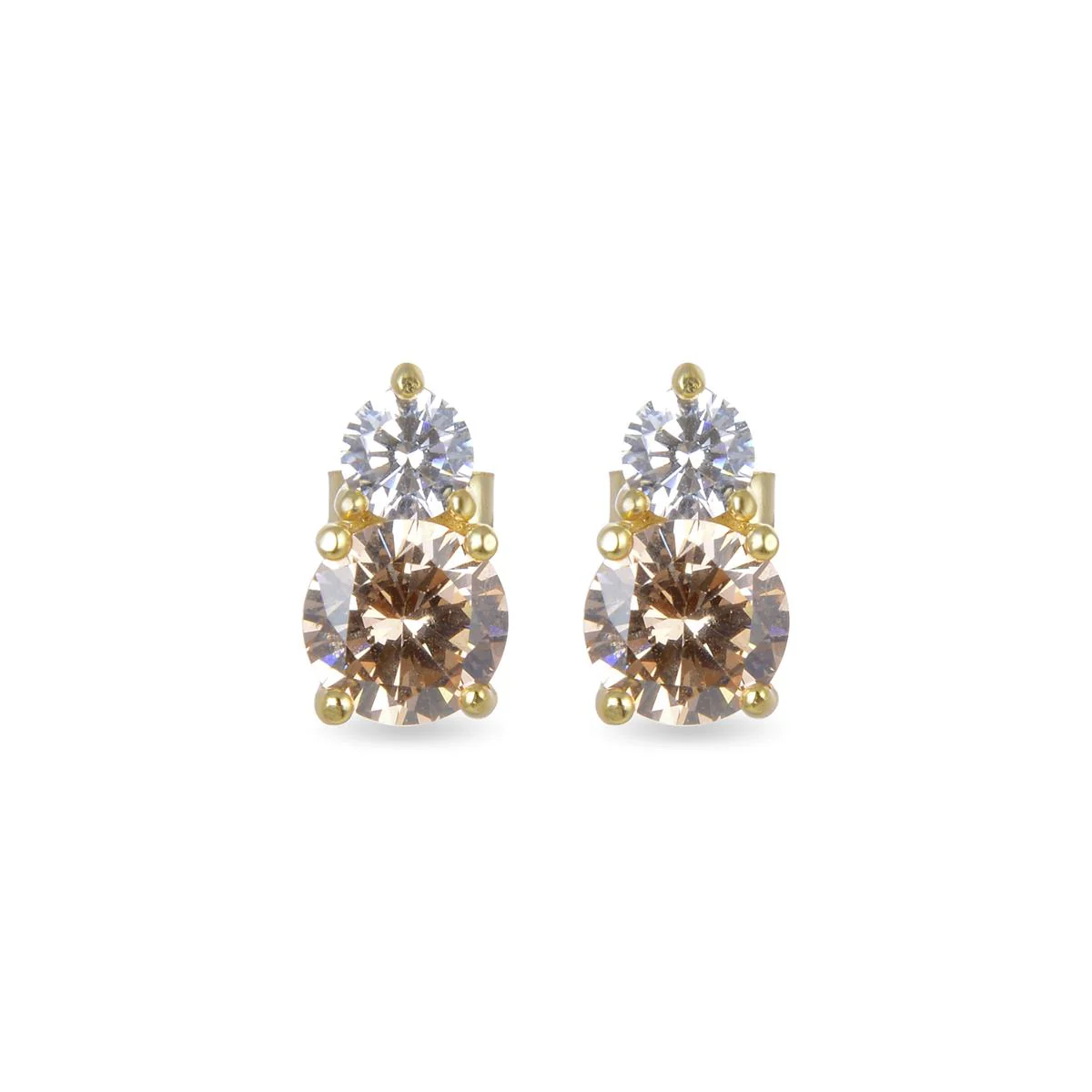 Pendientes Ahze Plata De Ley 925 - Ahze AMARILLO