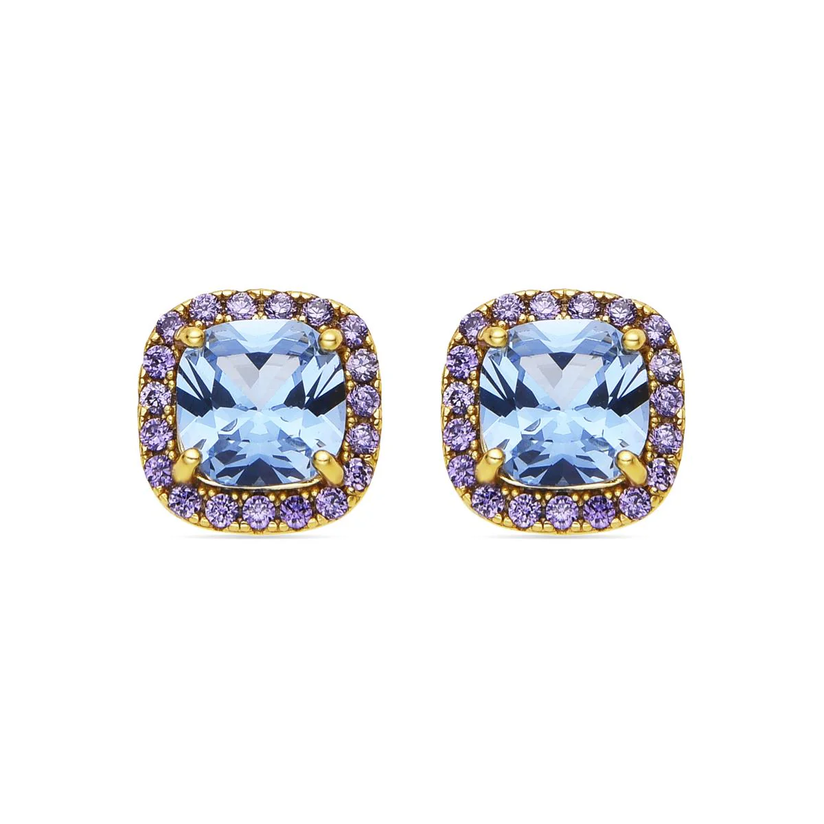 Pendientes Aidi Plata de Ley 925 - Aidi MULTICOLOR